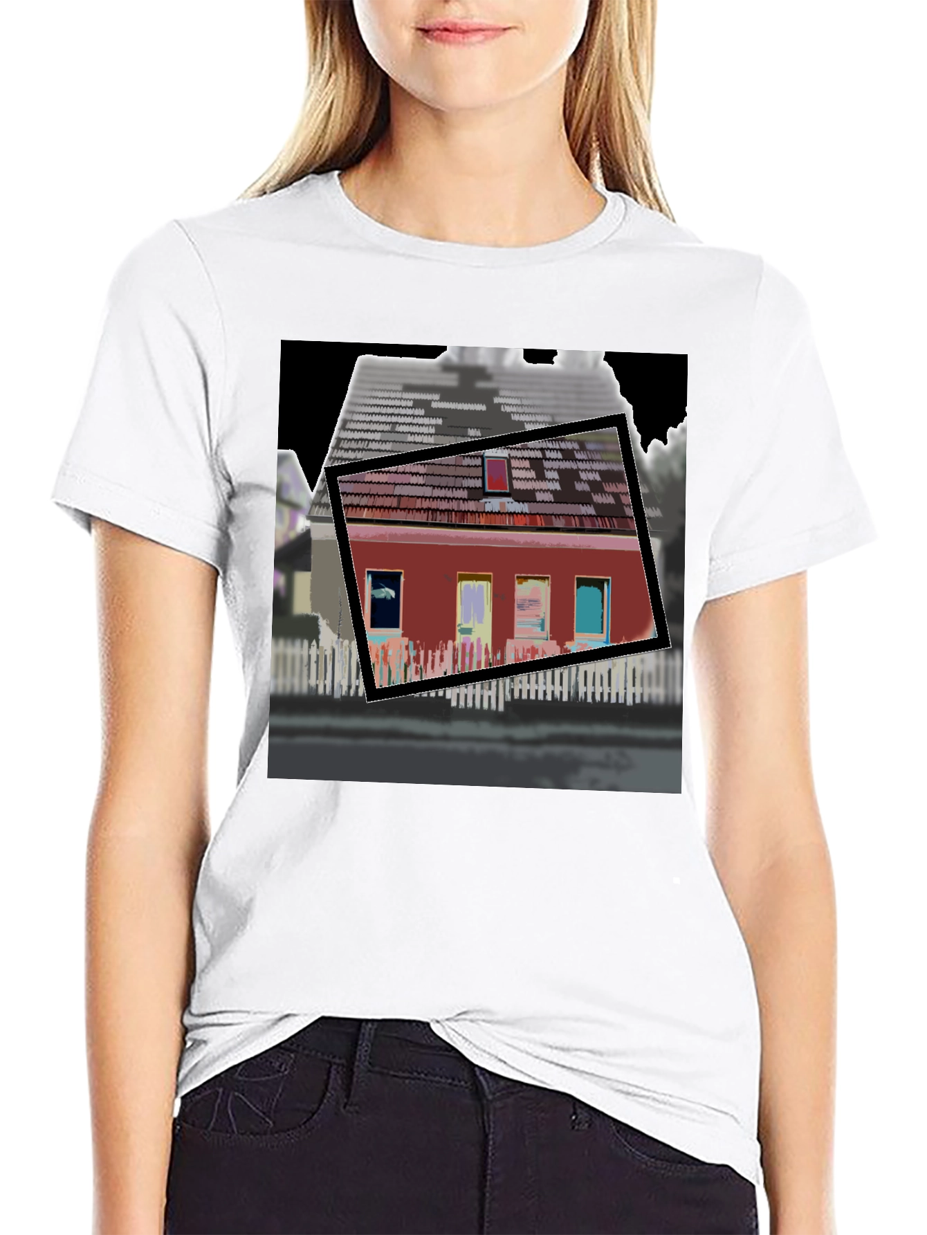 Modern House Graphic T-Shirt