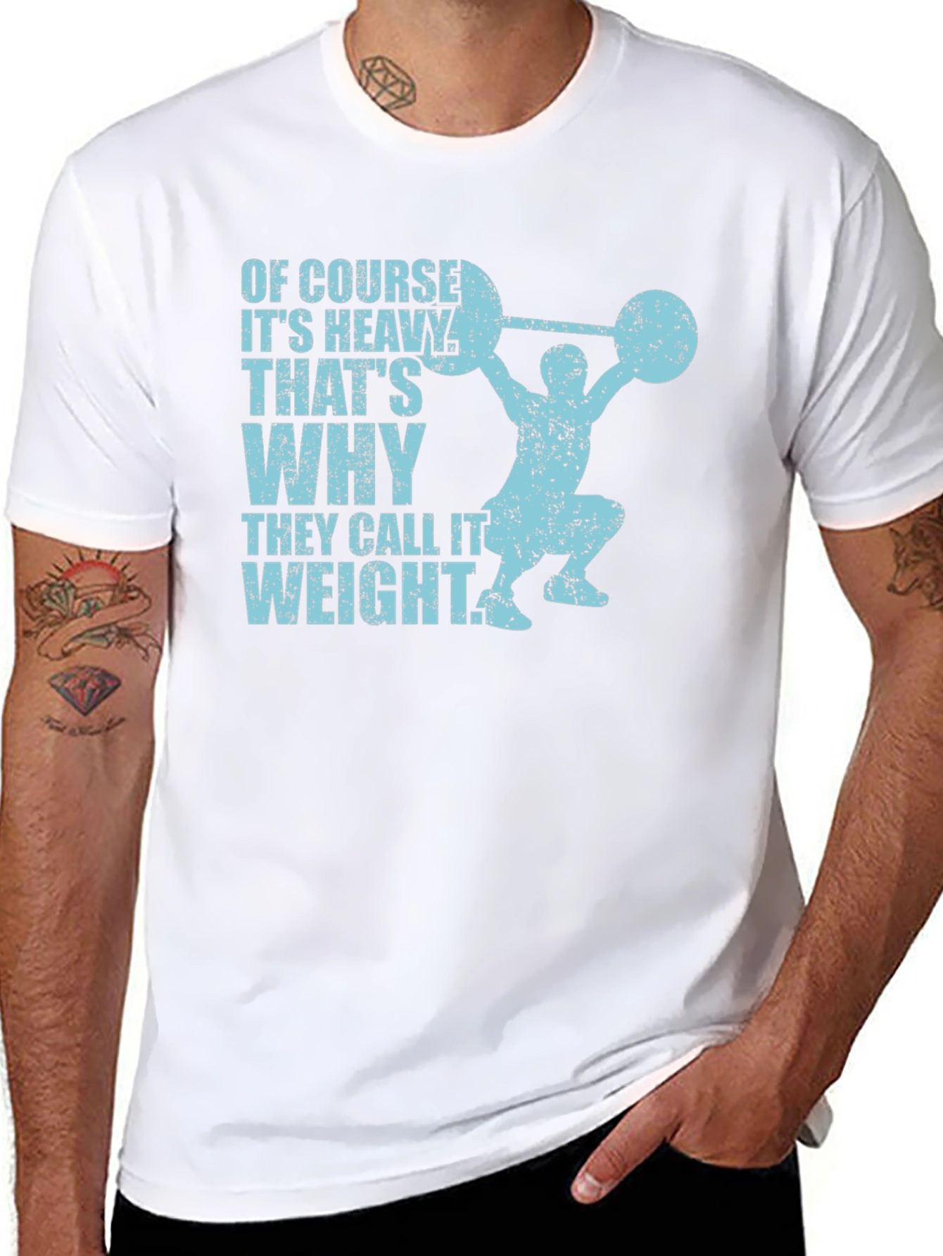 Funny Weightlifting T-Shirt: Of Course Its Heavy