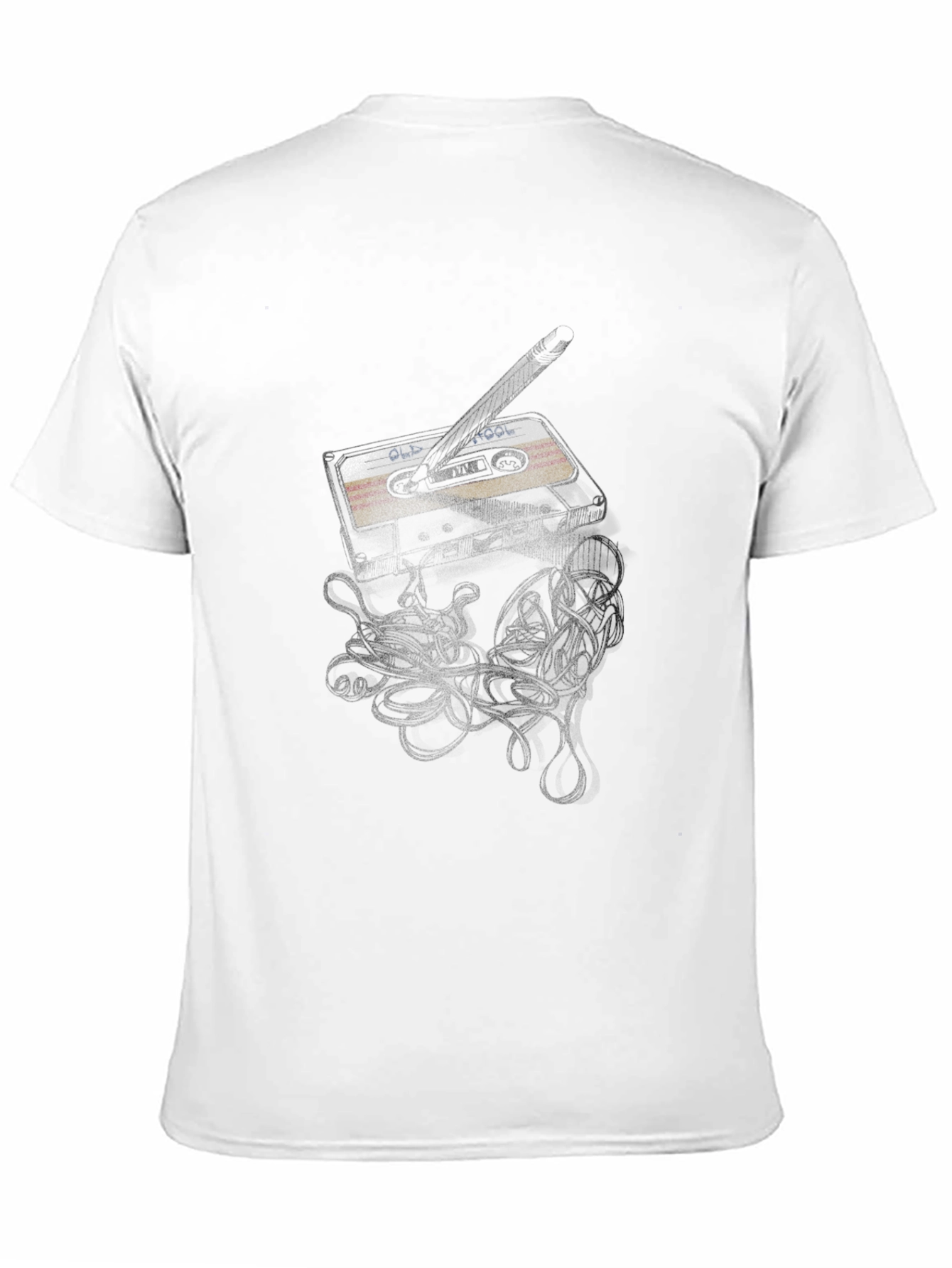 Retro Cassette Tape Graphic Tee - Classic Style