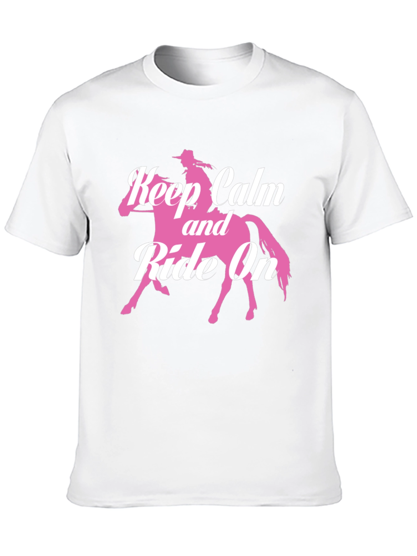 Keep Calm and Ride On Graphic T-Shirt