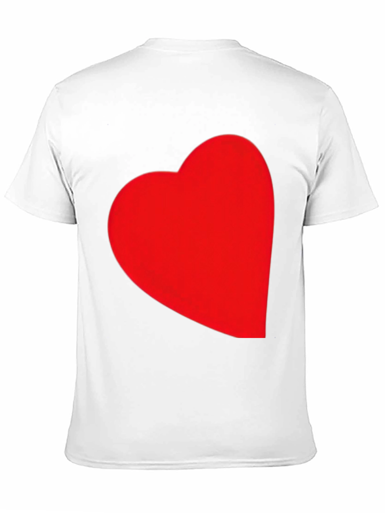 Heart Graphic Black T-Shirt - Express Your Love!