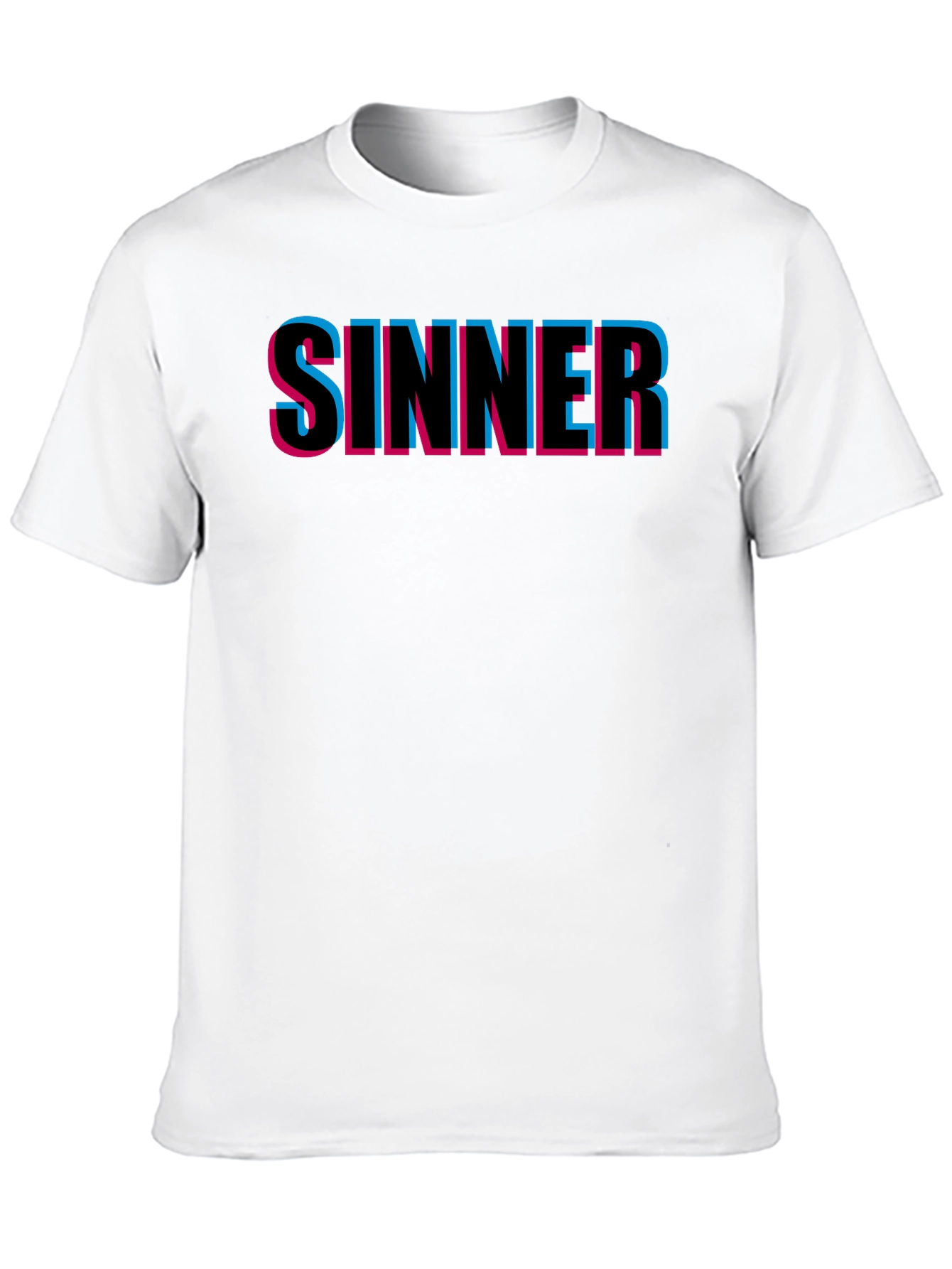 Sinner Graphic Tee - Stylish Black Cotton T-Shirt
