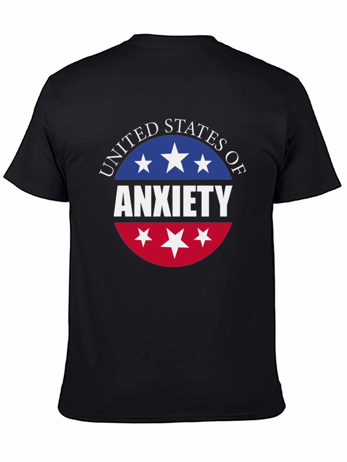United States of Anxiety T-Shirt - Black