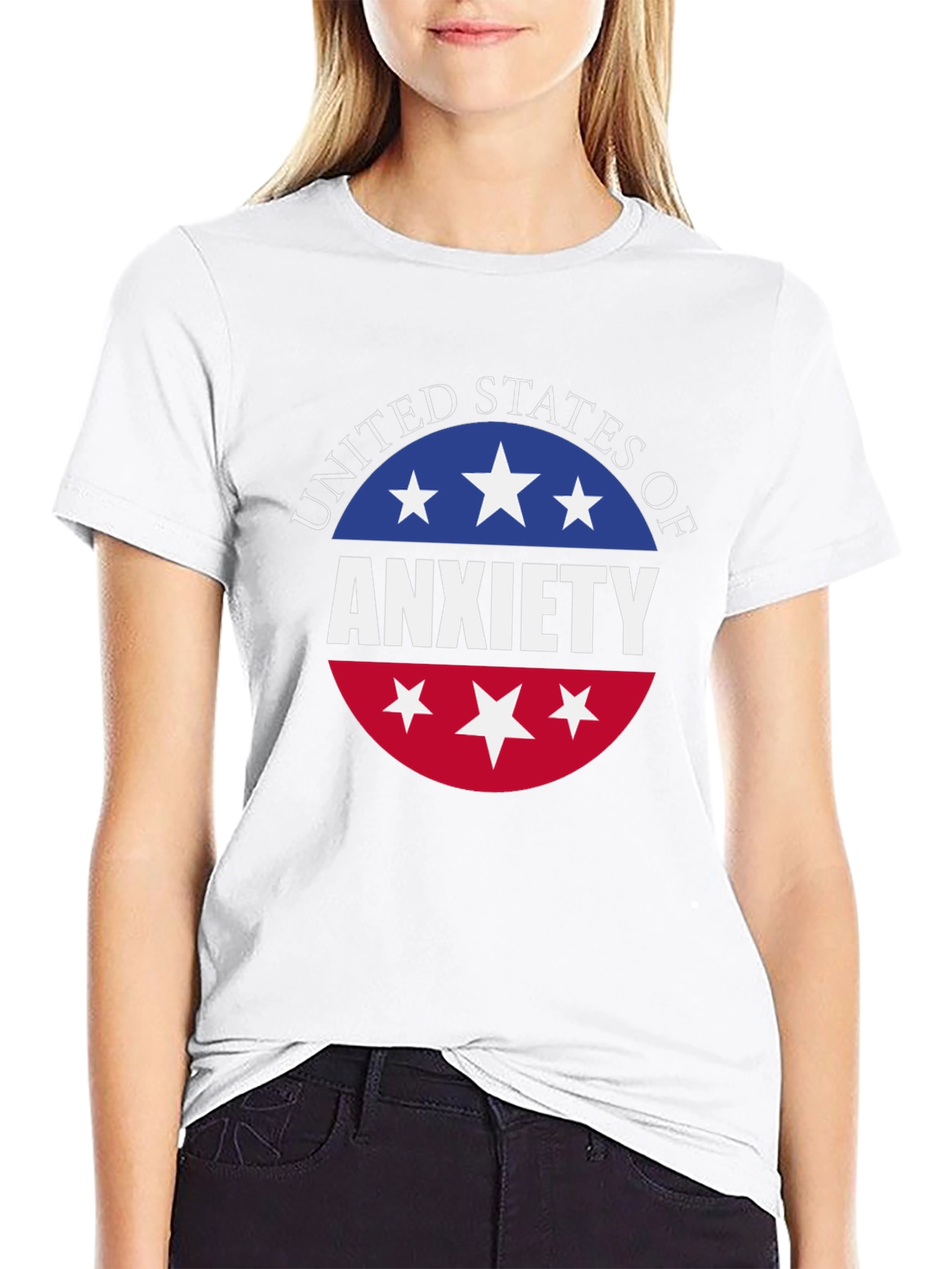 United States of Anxiety T-Shirt - Black