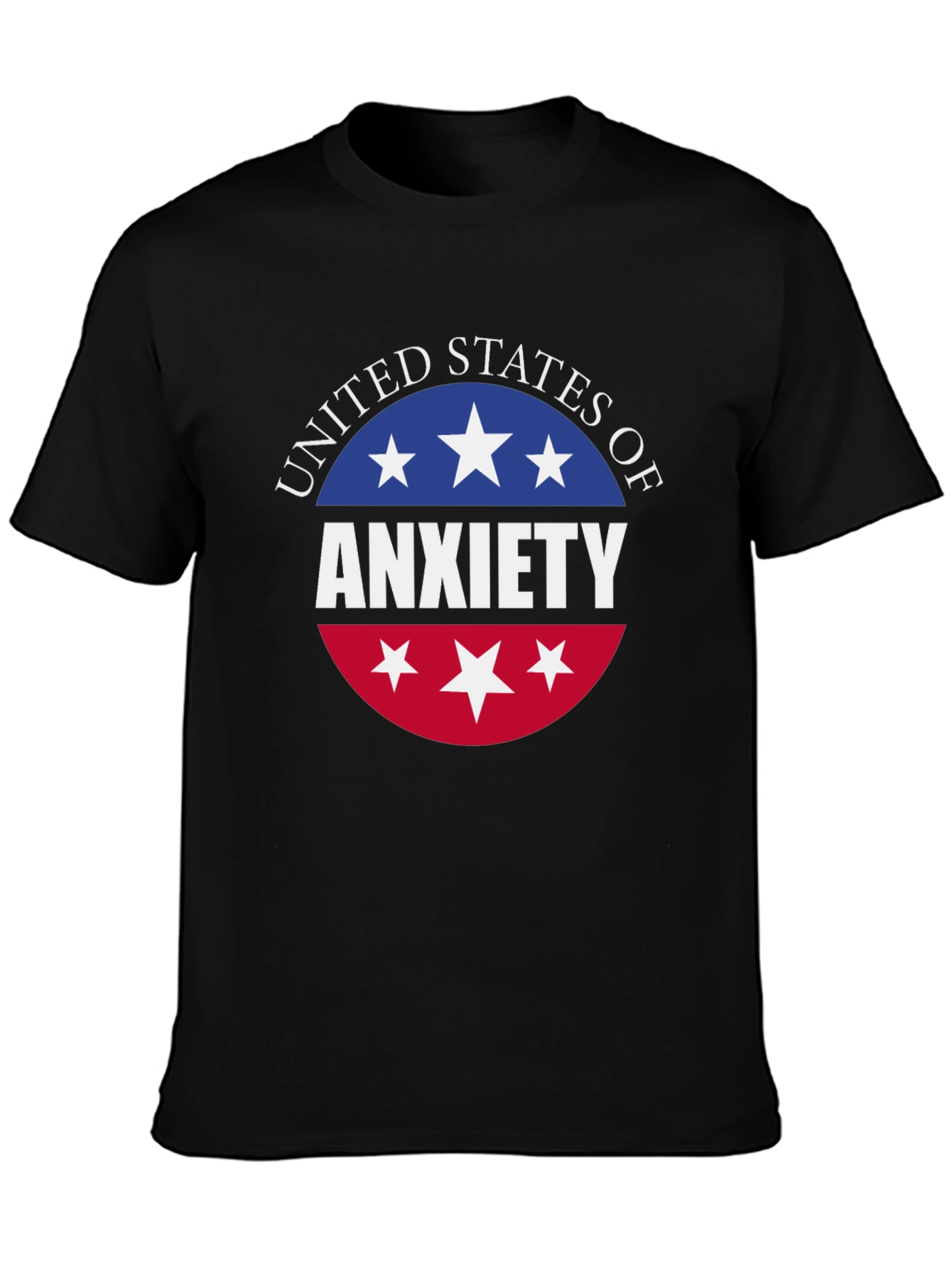United States of Anxiety T-Shirt - Black