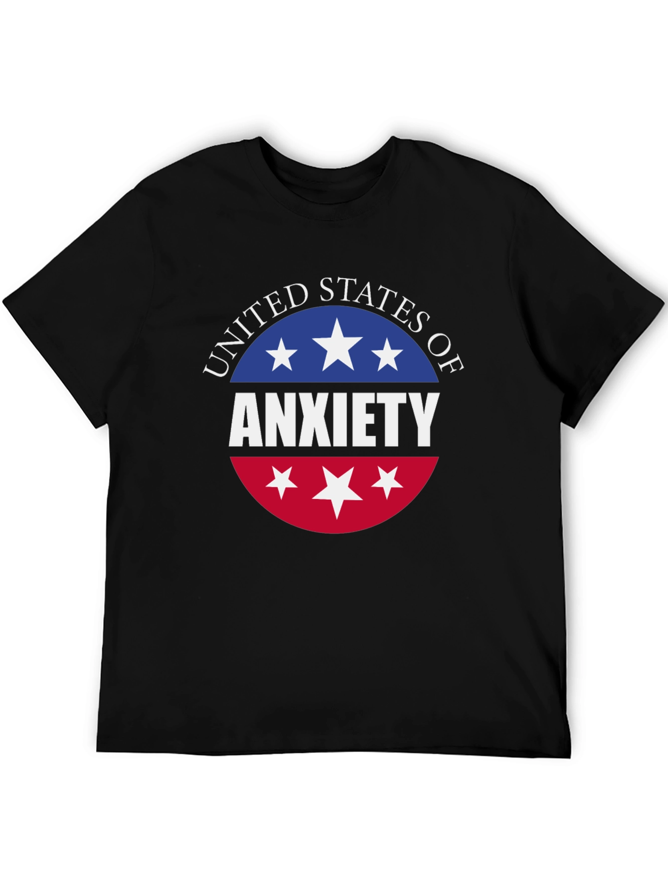 United States of Anxiety T-Shirt - Black