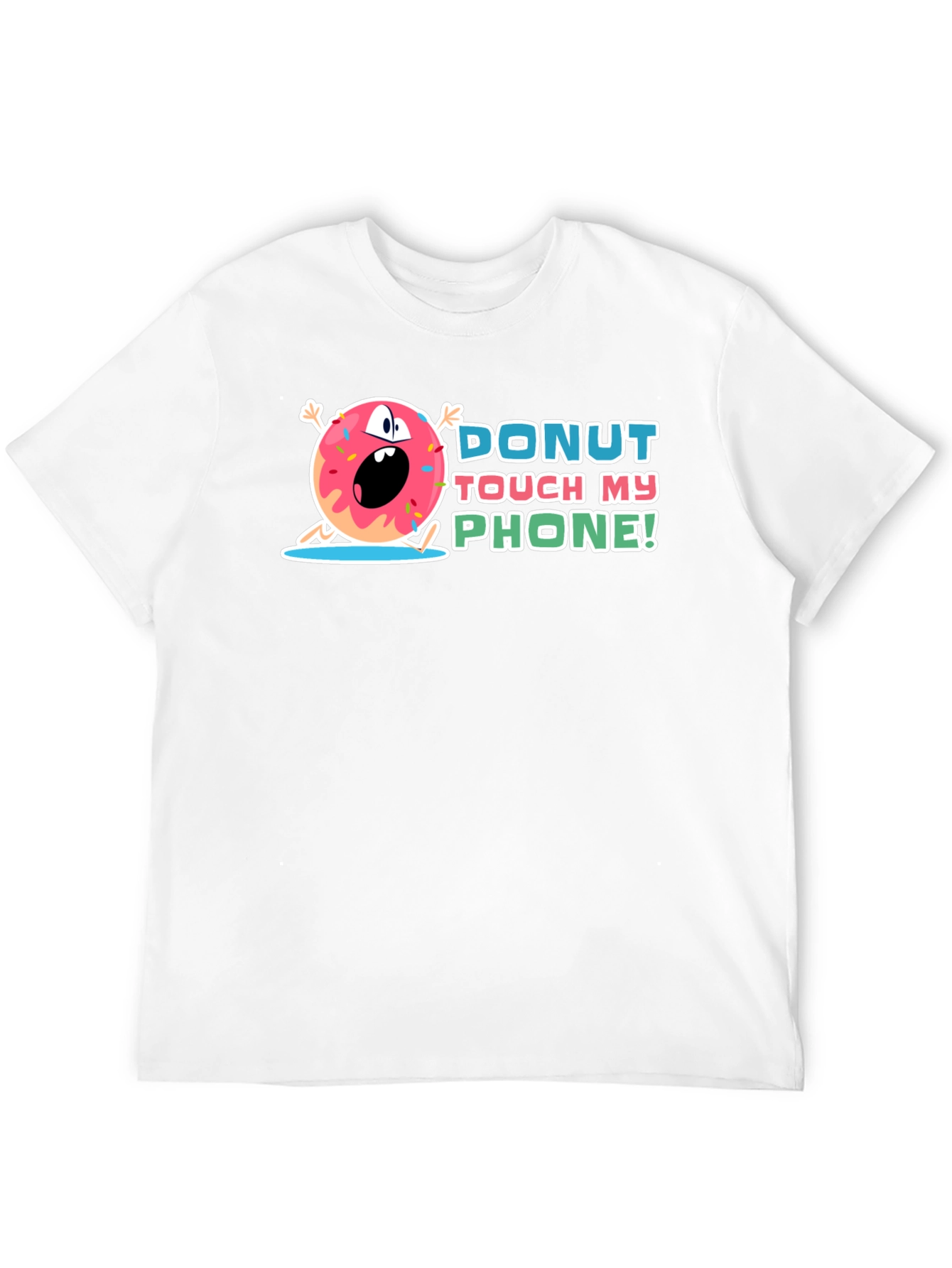 Donut Touch My Phone Graphic Tee