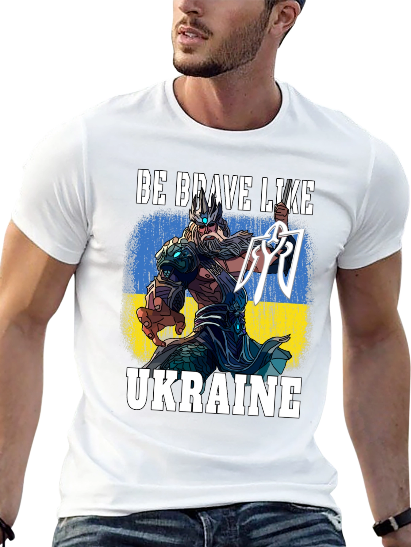 Be Brave Like Ukraine Graphic T-Shirt