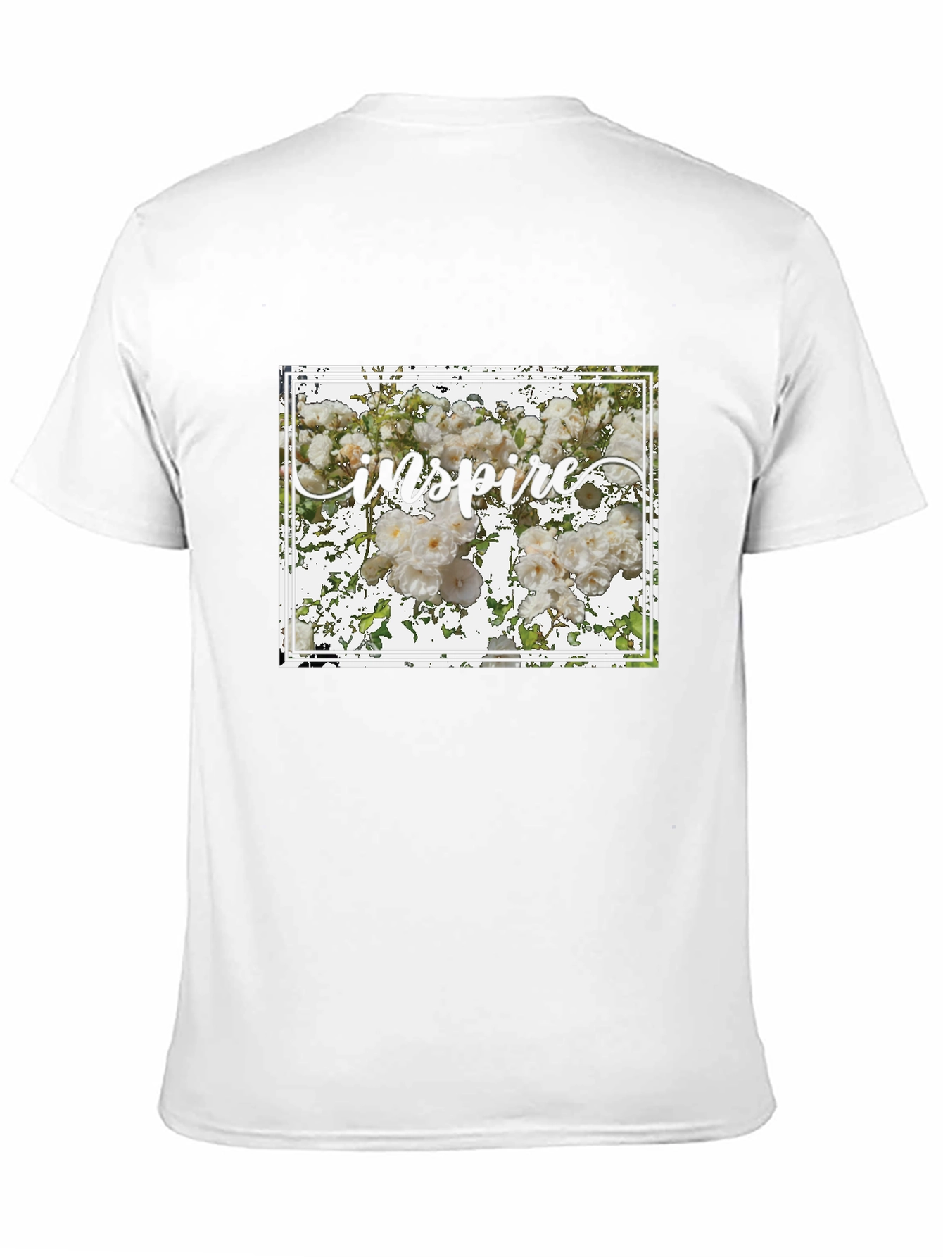 Inspire Floral Graphic Tee - Stylish Unisex T-Shirt