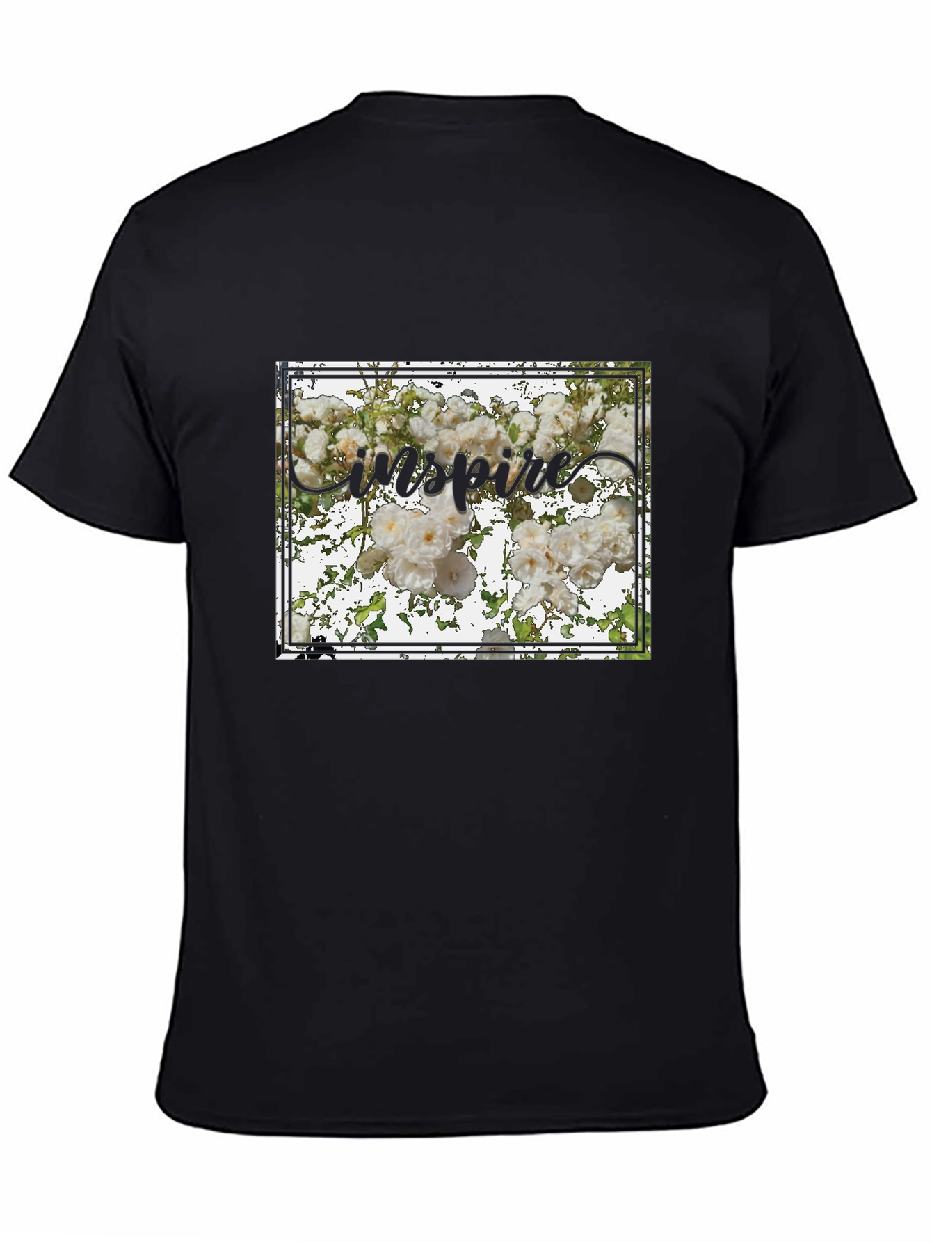 Inspire Floral Graphic Tee - Stylish Unisex T-Shirt