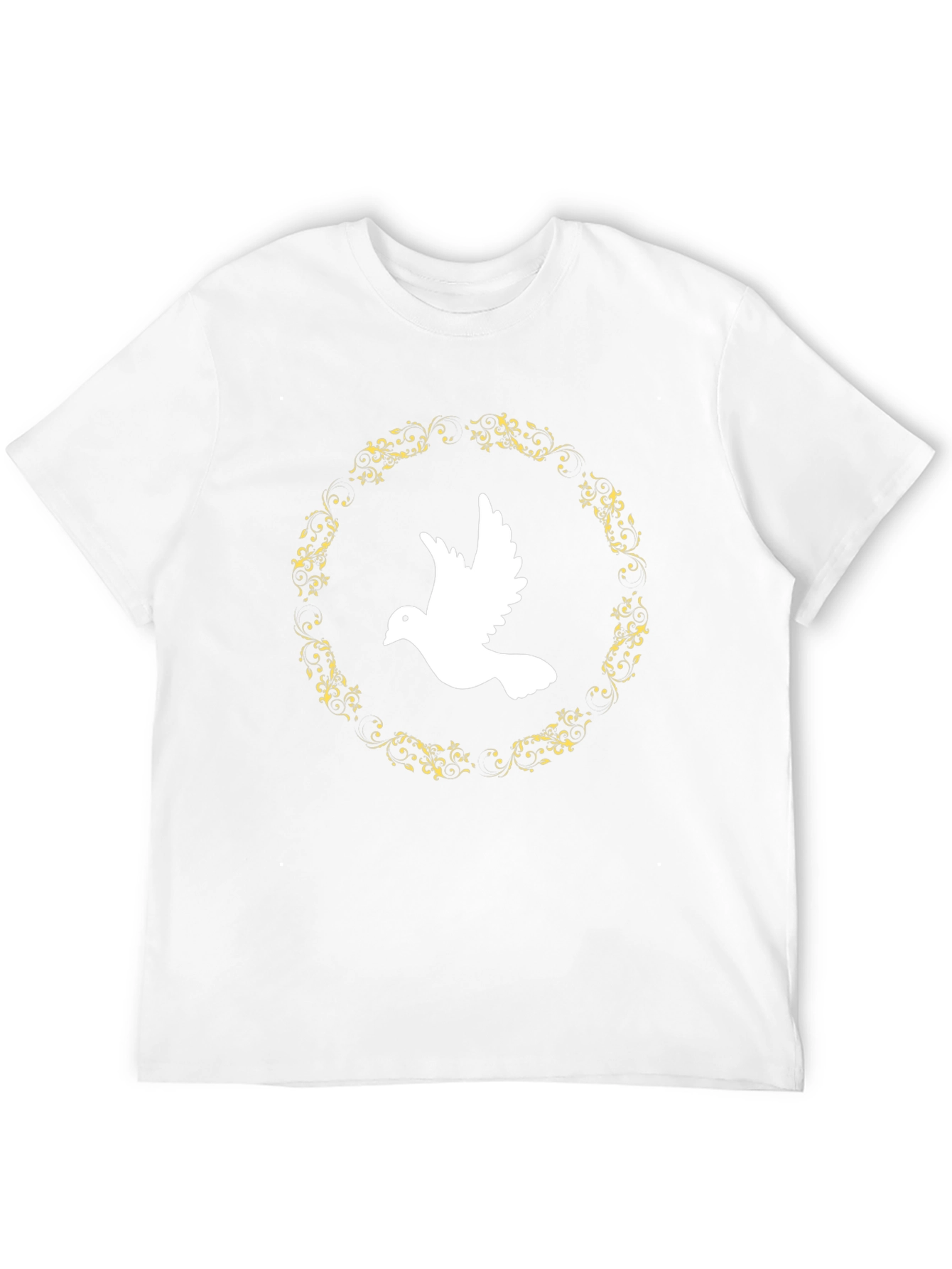 Dove Peace T-Shirt - Black Graphic Tee