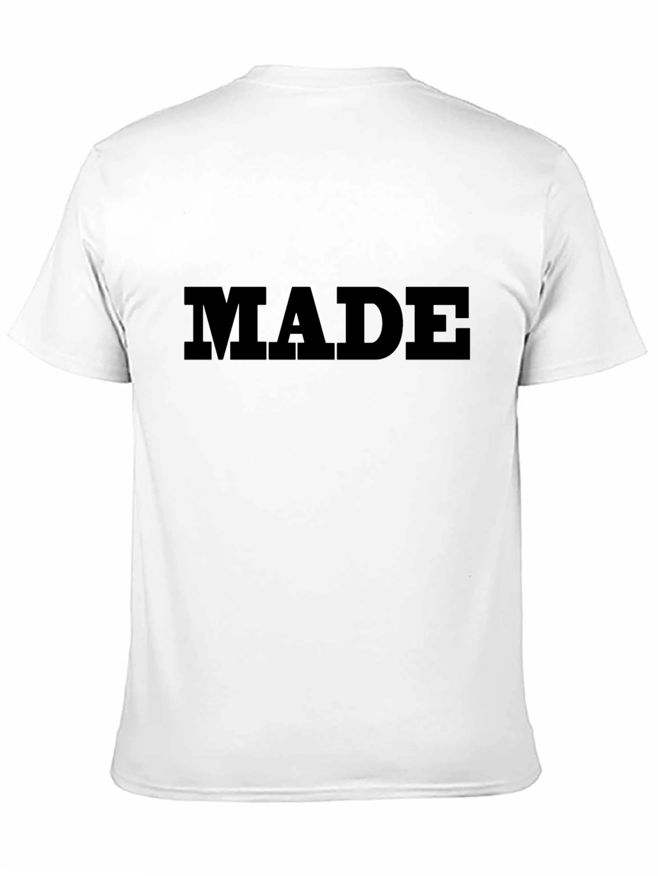 Bold MADE Graphic Tee - Classic Black Cotton T-Shirt