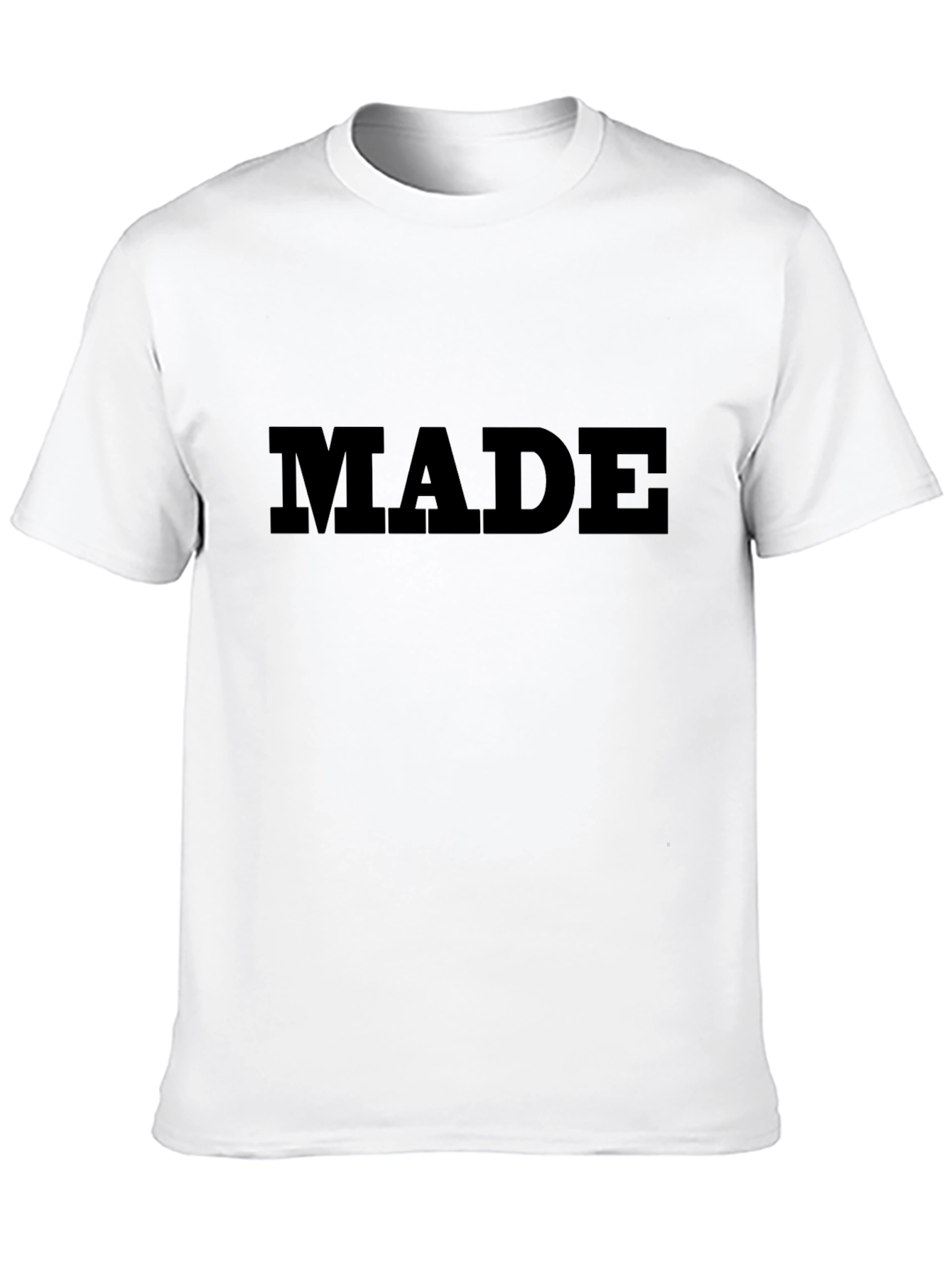Bold MADE Graphic Tee - Classic Black Cotton T-Shirt