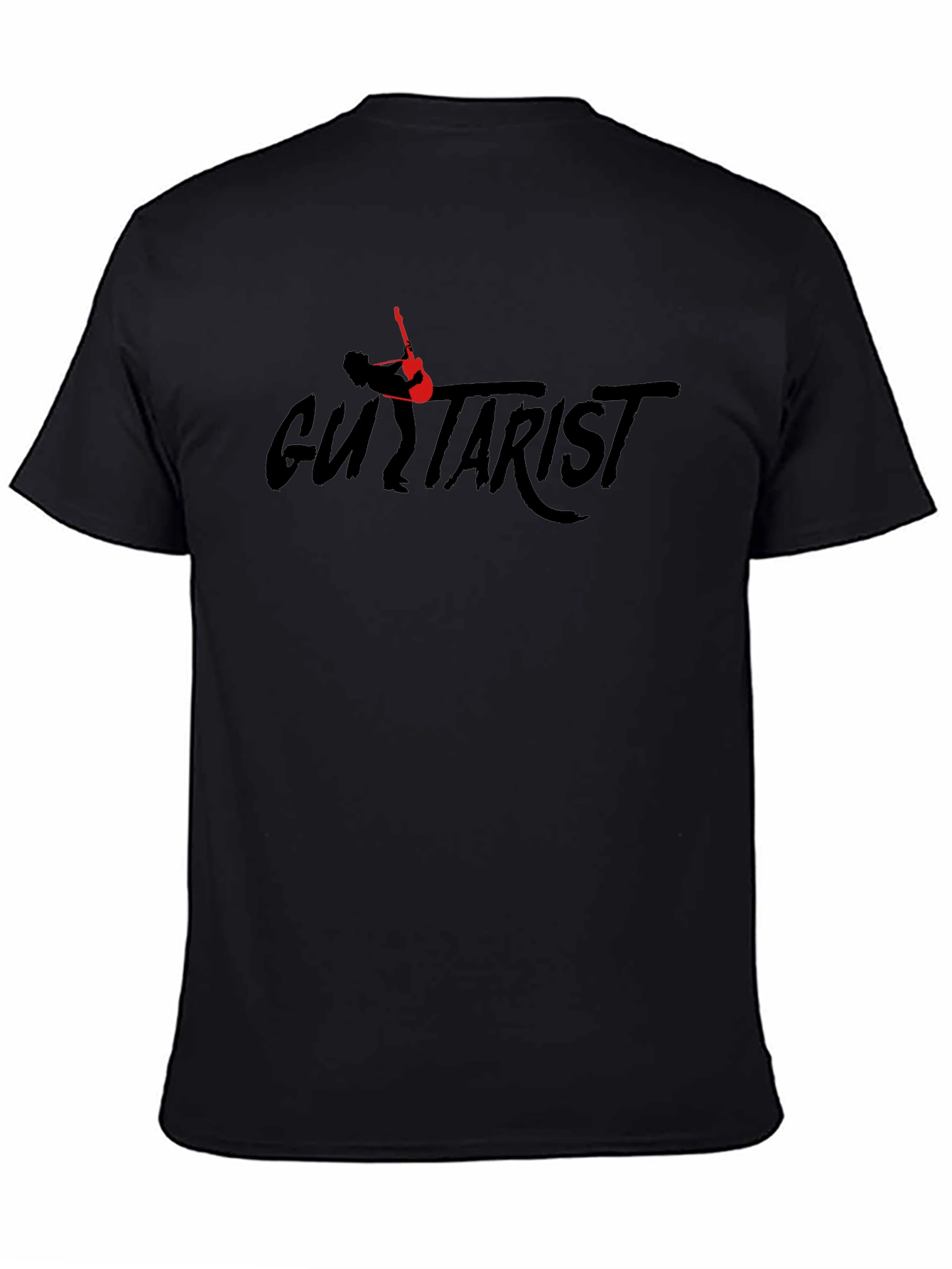 Guitarist Black Graphic T-Shirt