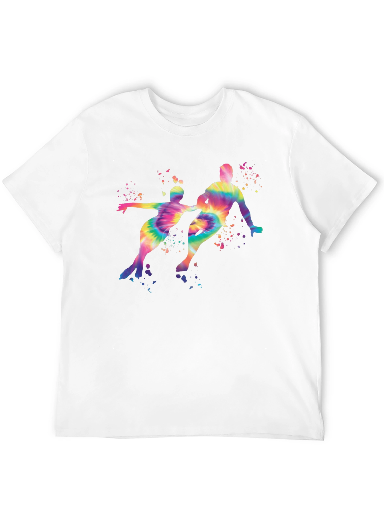Tie-Dye Figure Skating T-Shirt