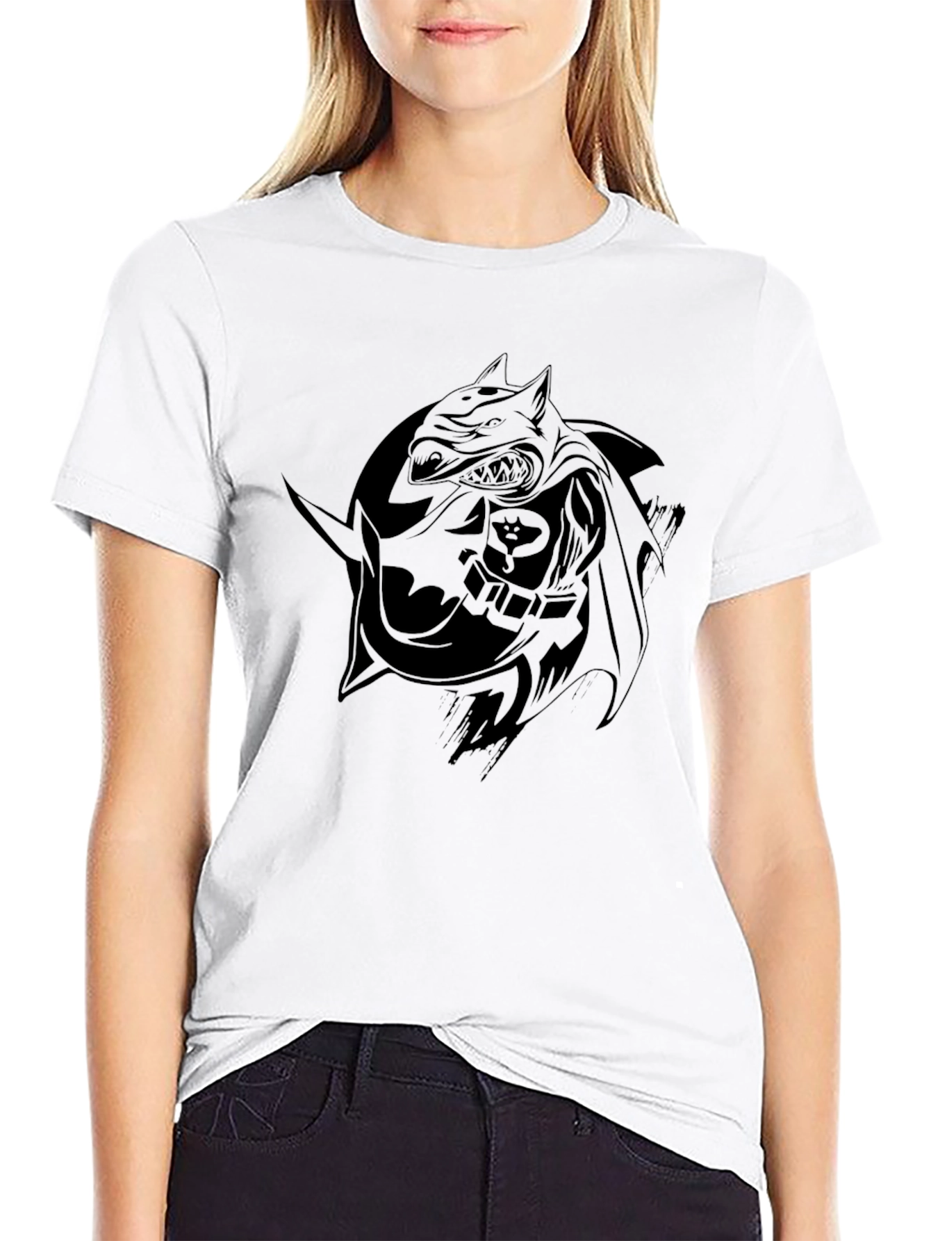 Dark Knight Graphic Tee - Mens Black T-Shirt