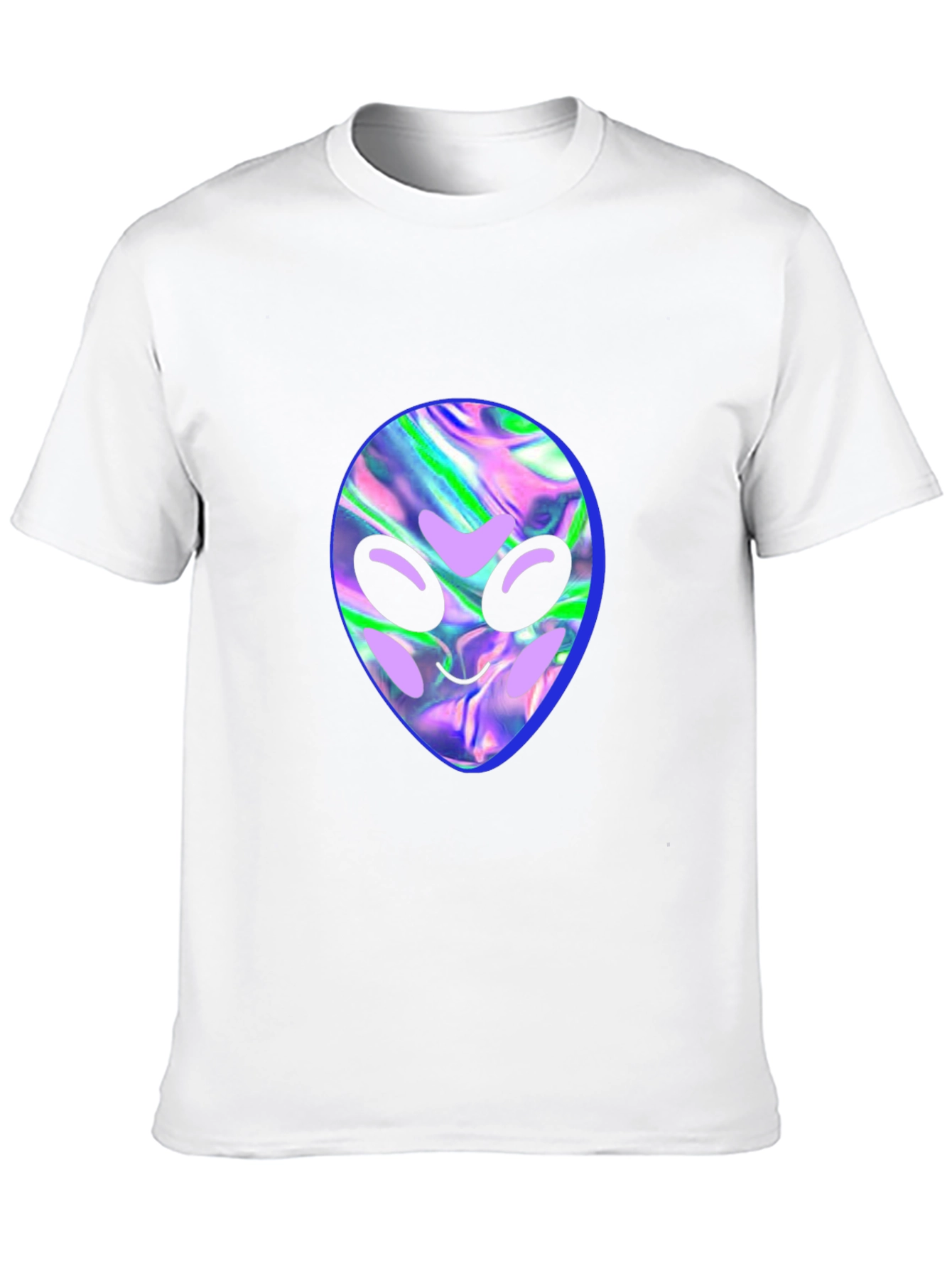 Alien Head Graphic Tee - Black T-Shirt