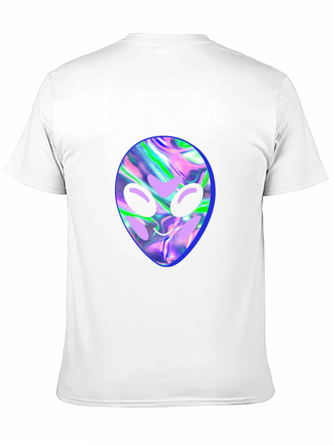 Alien Head Graphic Tee - Black T-Shirt