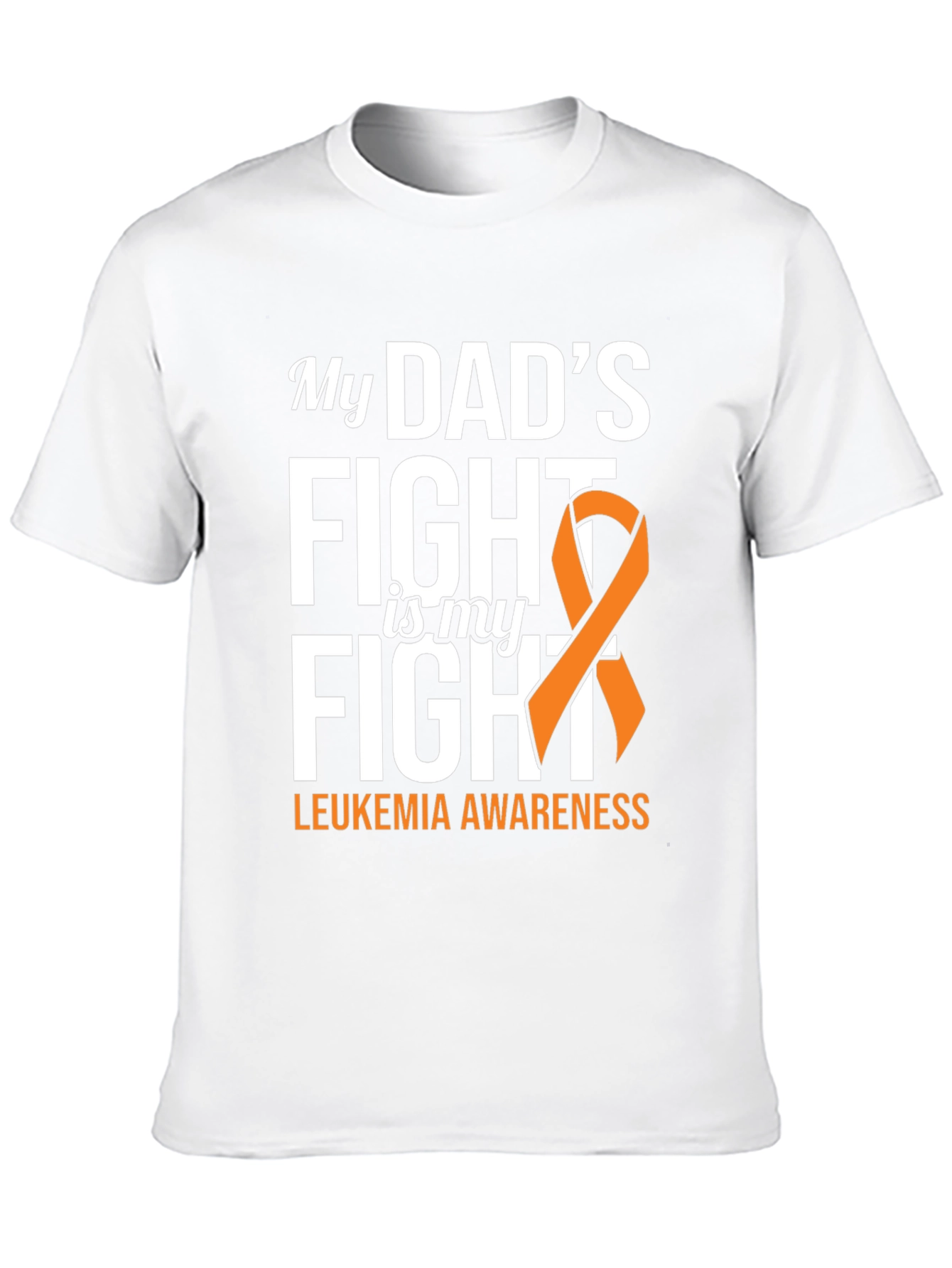 Leukemia Awareness T-Shirt - My Dads Fight