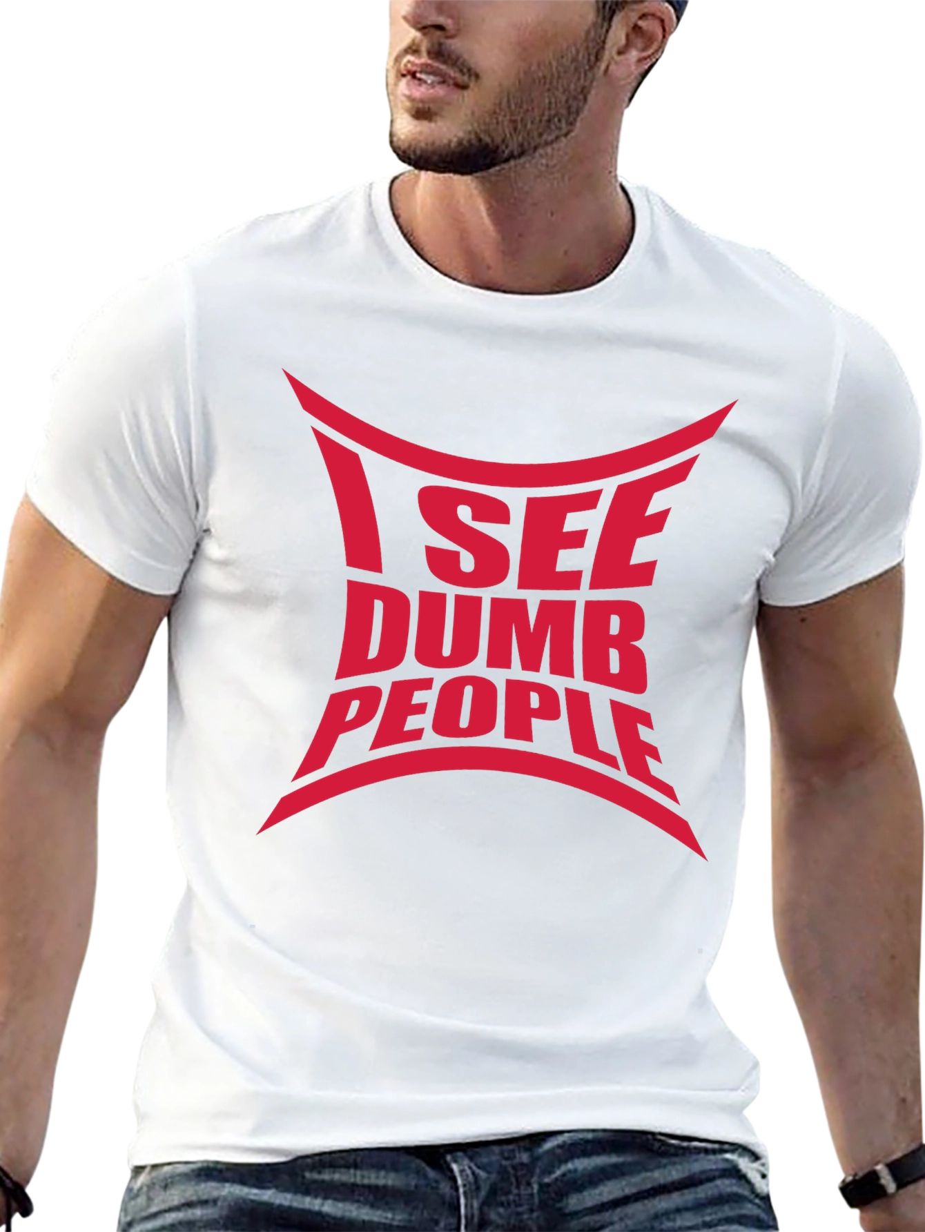 I See Dumb People Graphic Tee