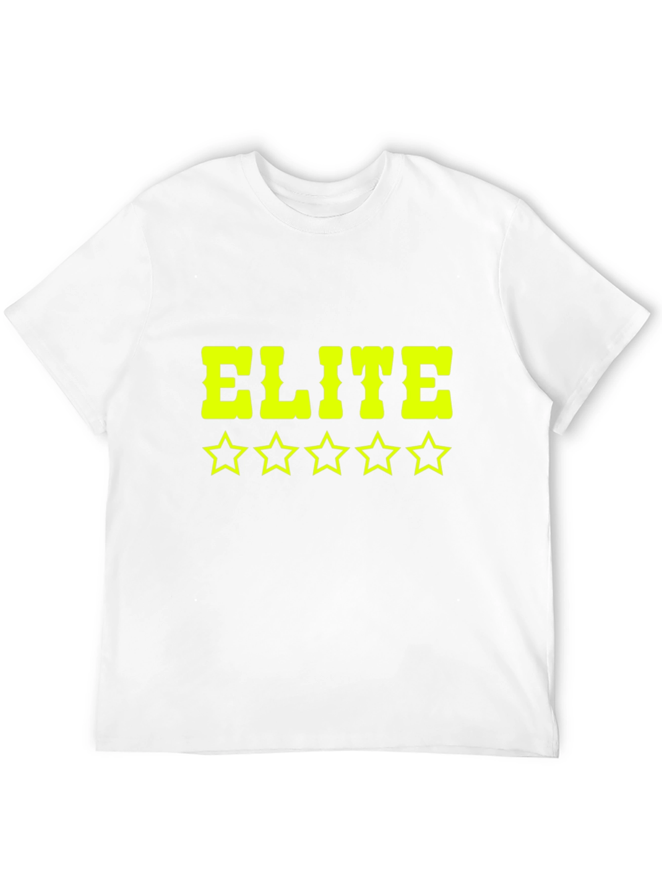 Elite Five Star Graphic Black T-Shirt