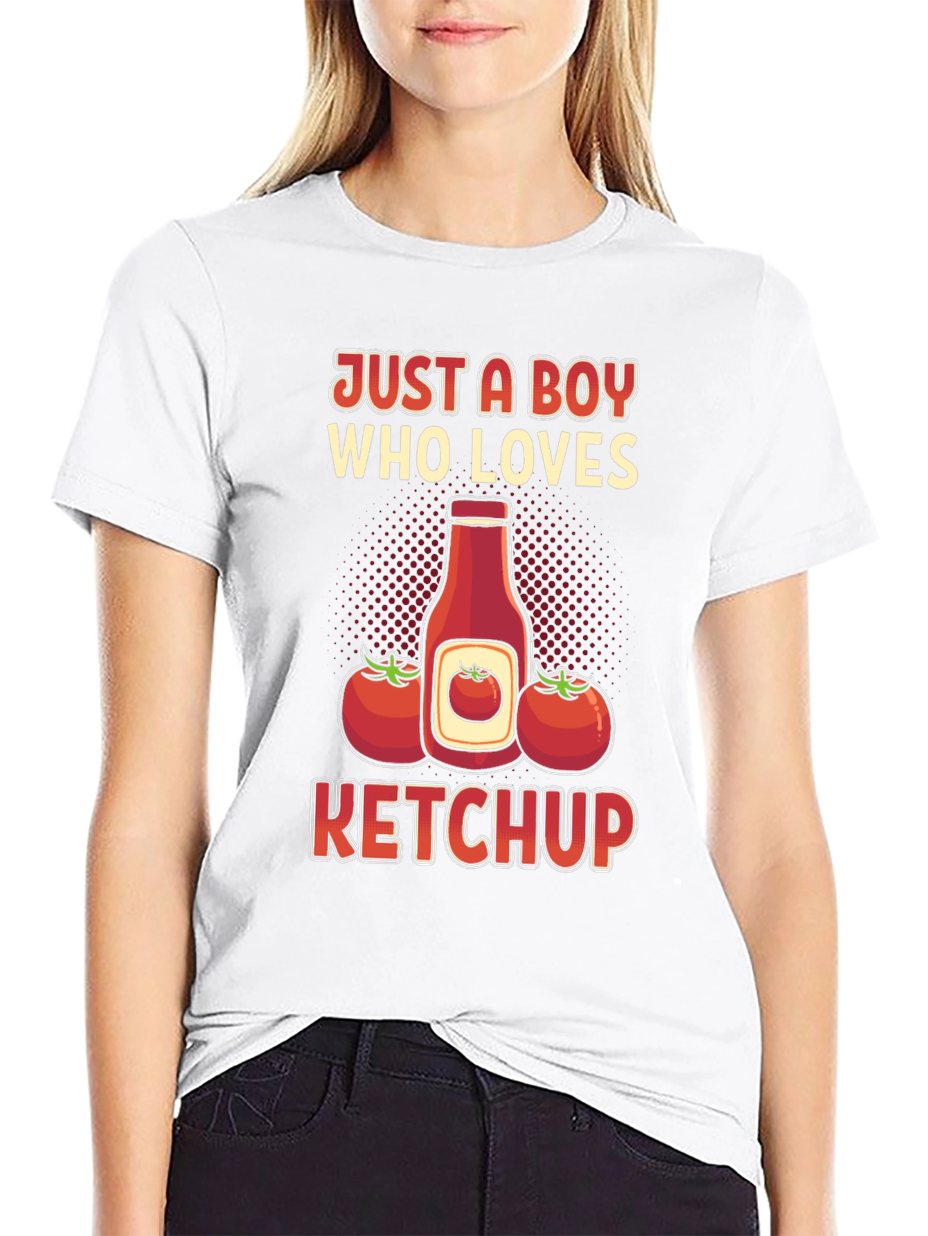 Just A Boy Who Loves Ketchup T-Shirt