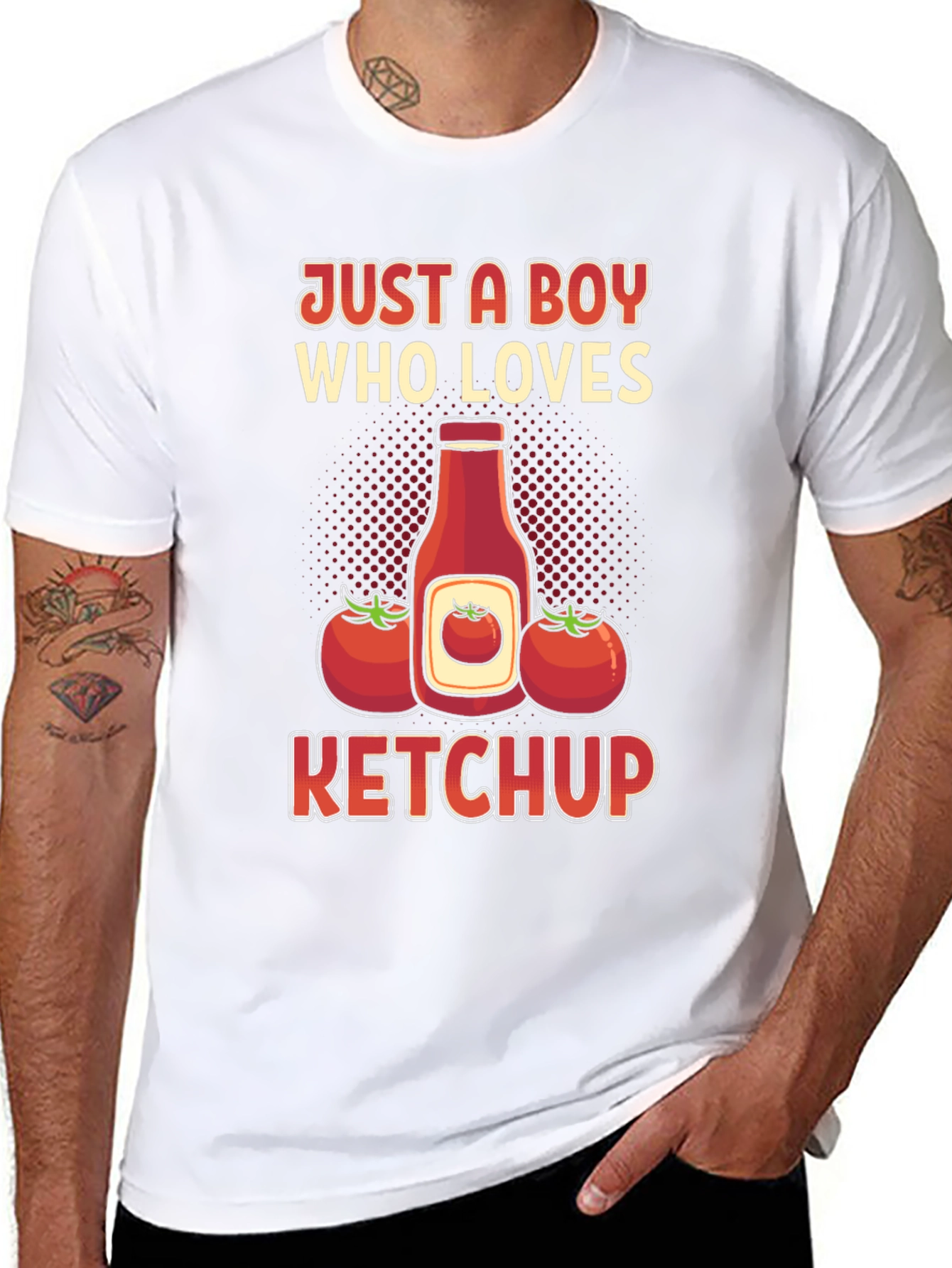 Just A Boy Who Loves Ketchup T-Shirt