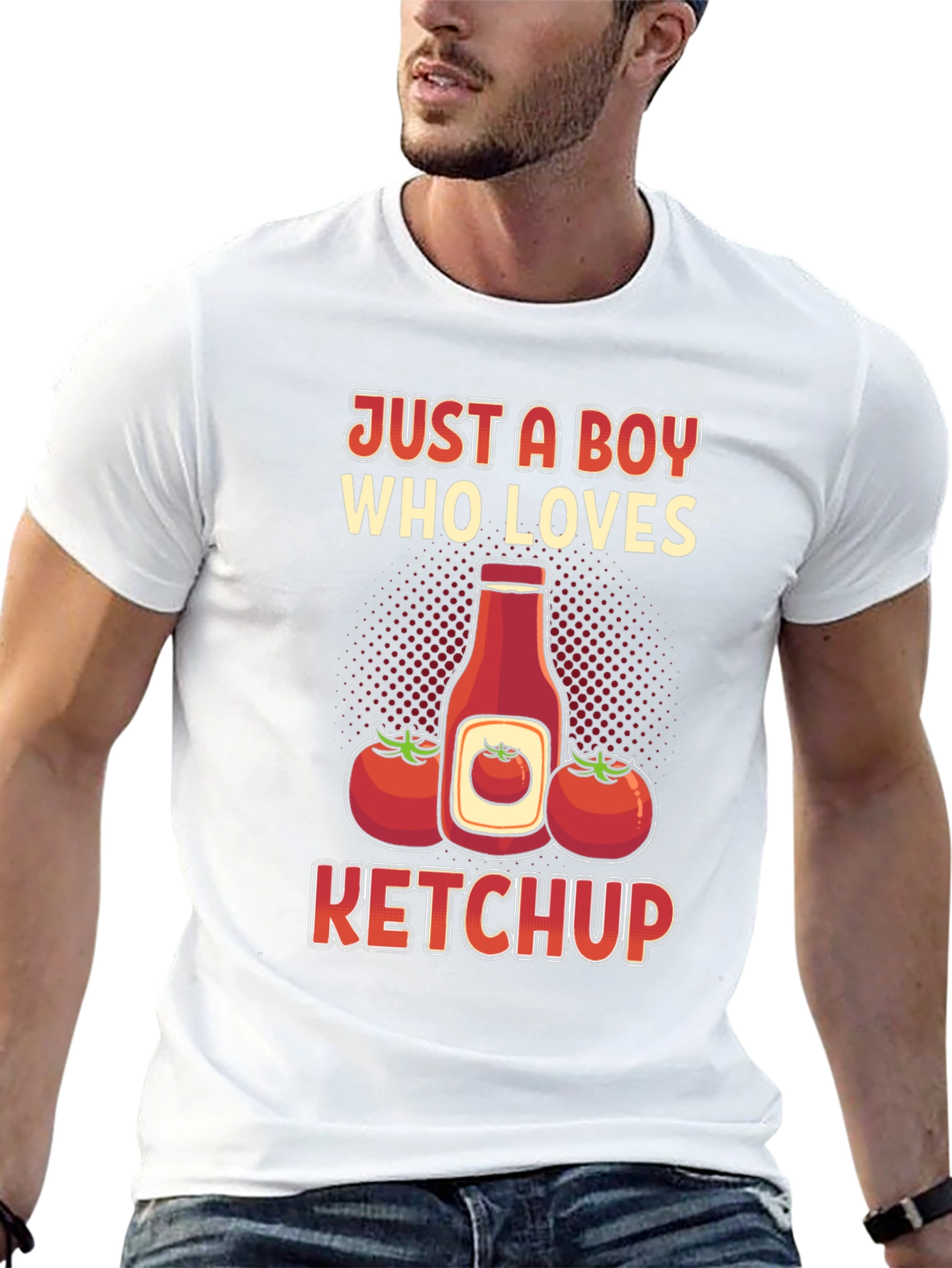 Just A Boy Who Loves Ketchup T-Shirt