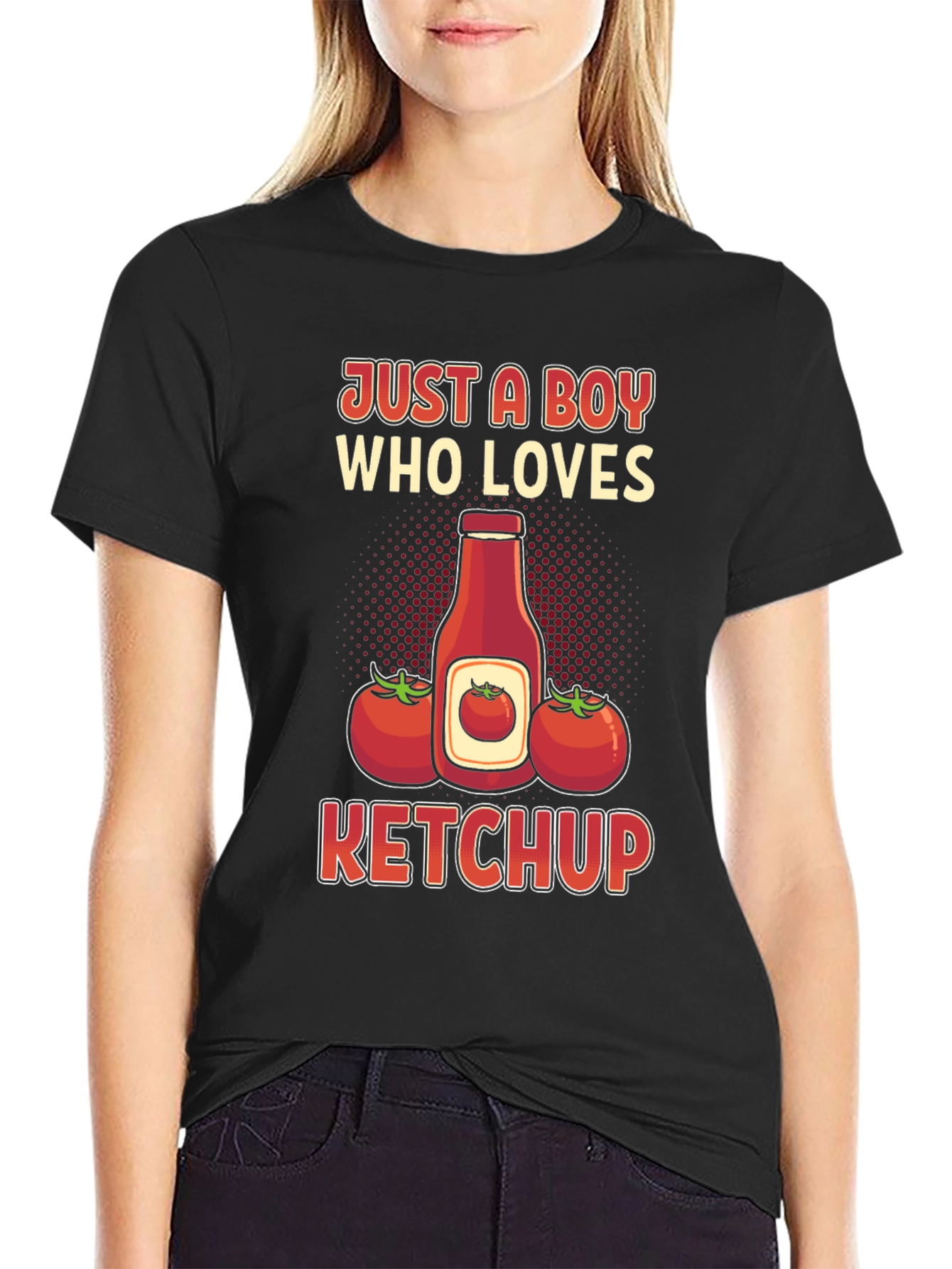 Just A Boy Who Loves Ketchup T-Shirt