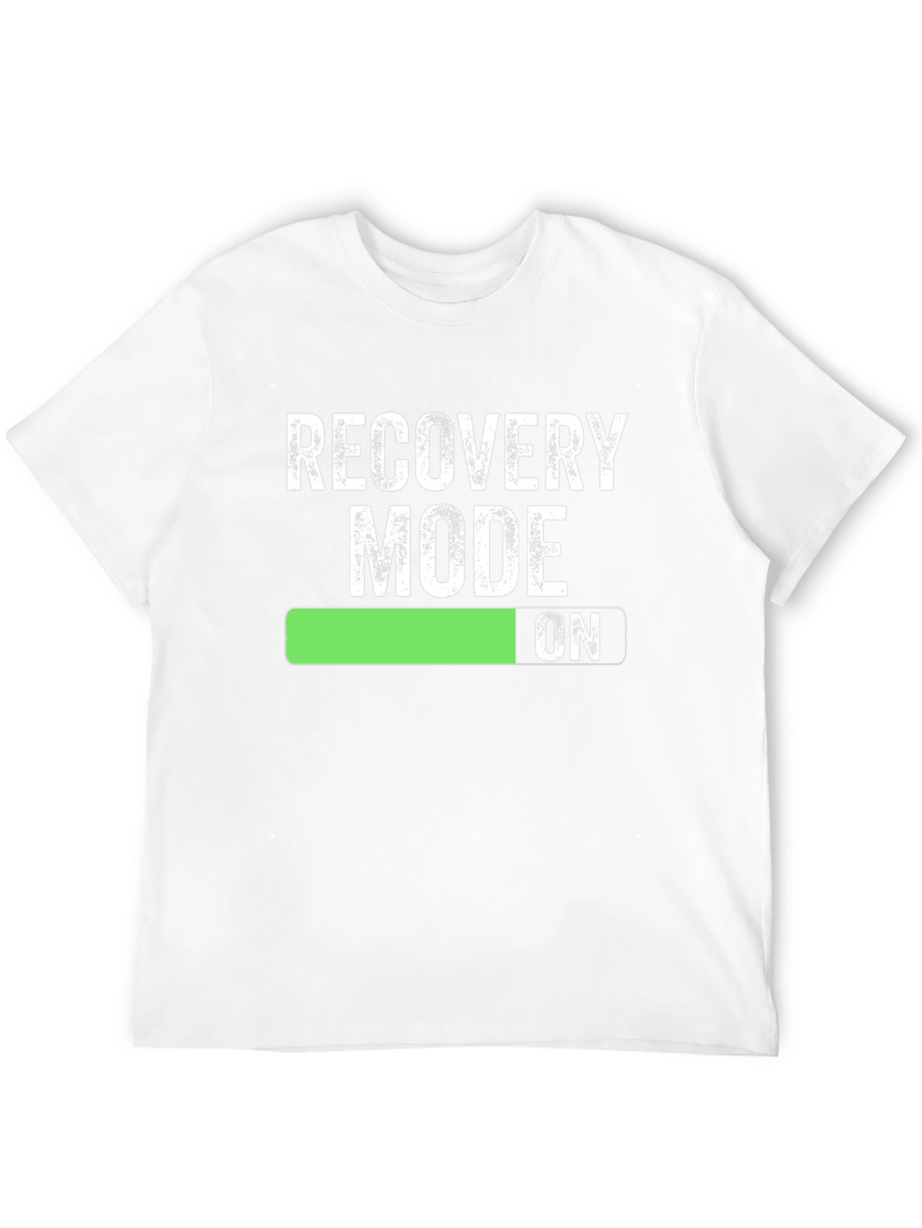 Recovery Mode On - Mens Black T-Shirt