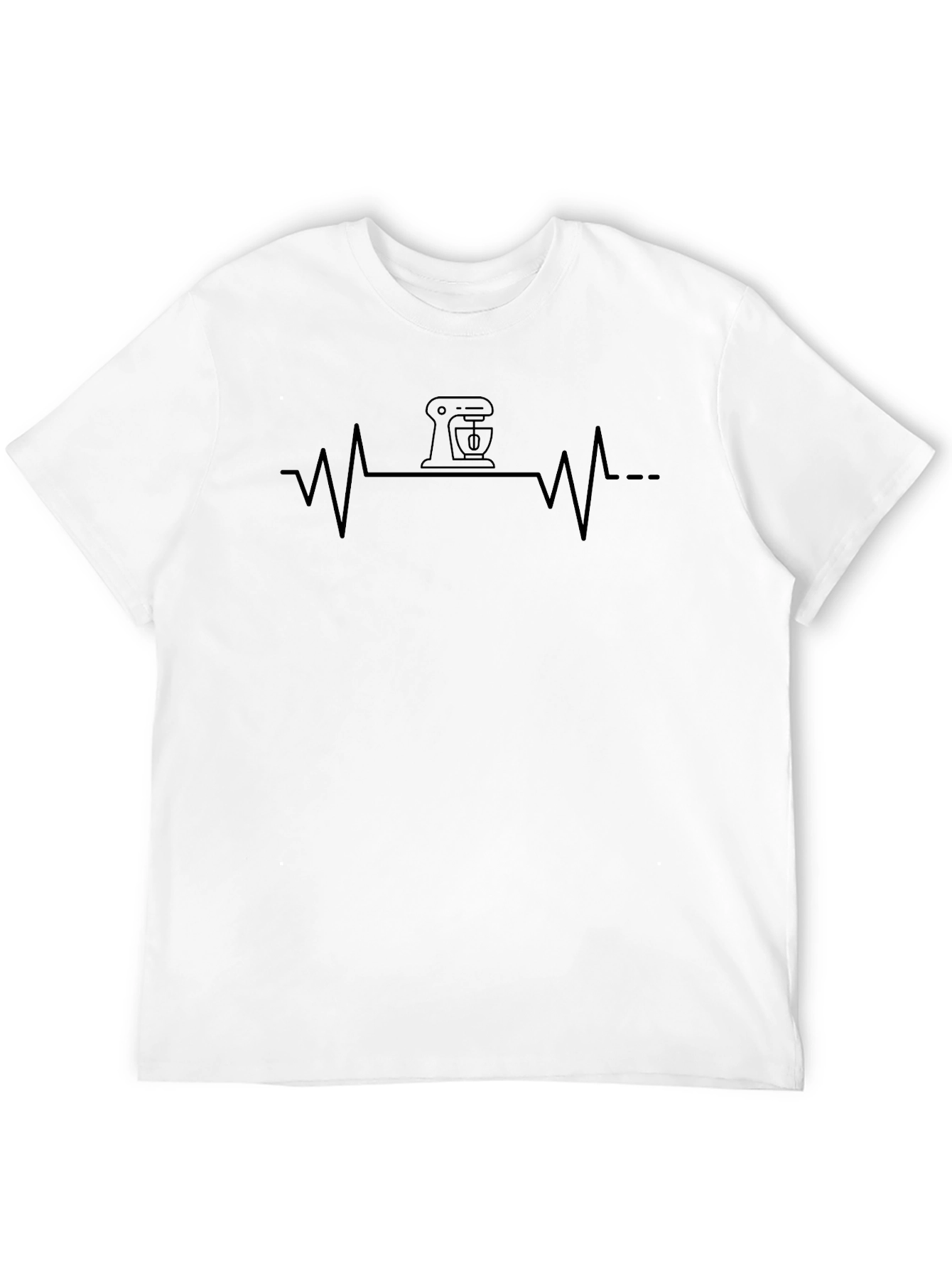 Bakers Heartbeat T-Shirt - Stand Mixer Pulse Tee