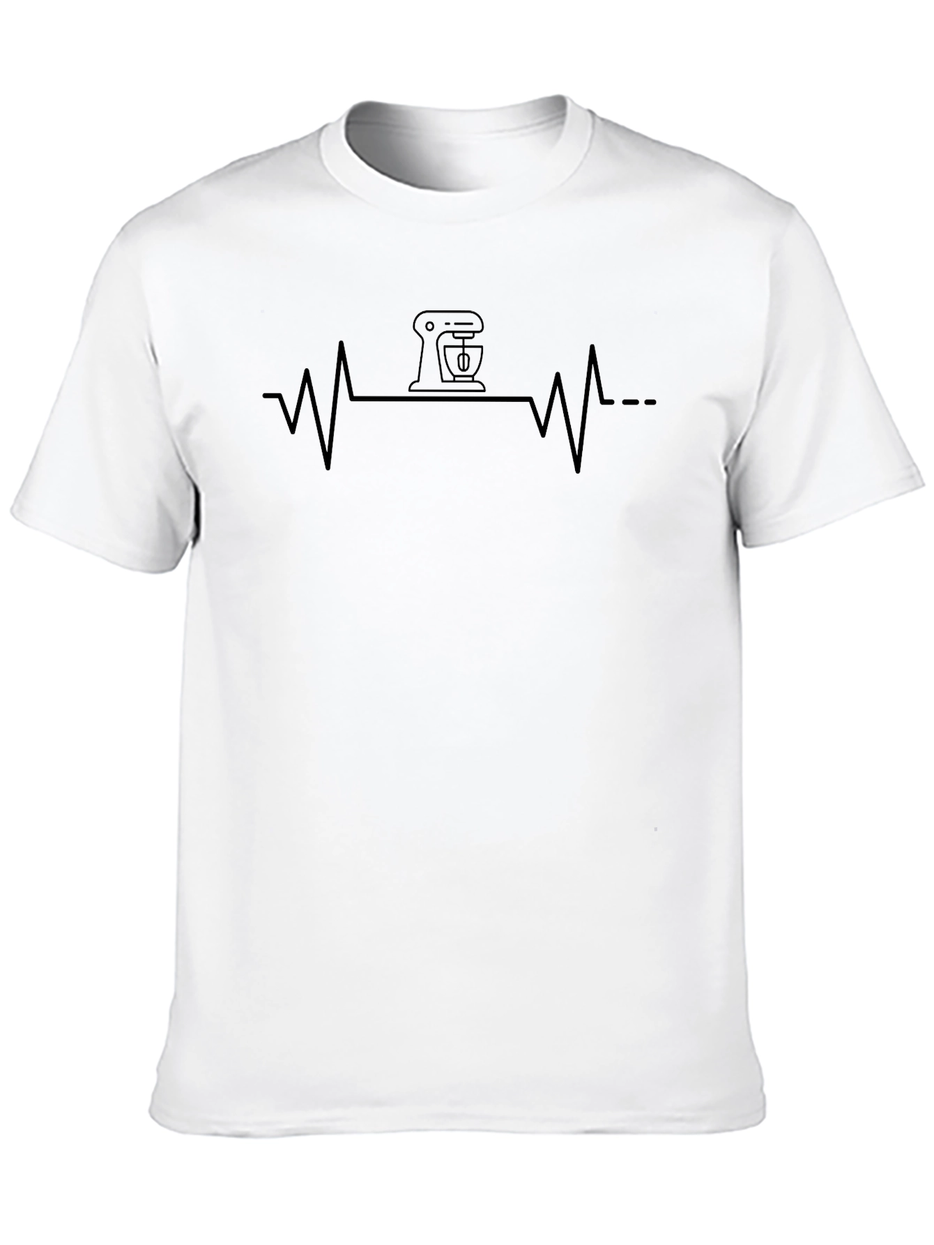 Bakers Heartbeat T-Shirt - Stand Mixer Pulse Tee
