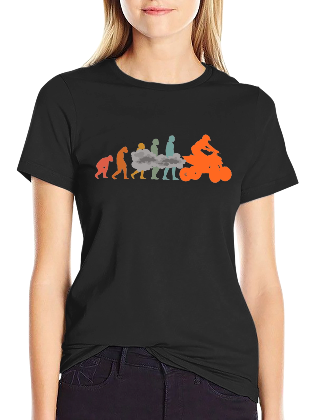 Evolution of ATV Rider T-Shirt