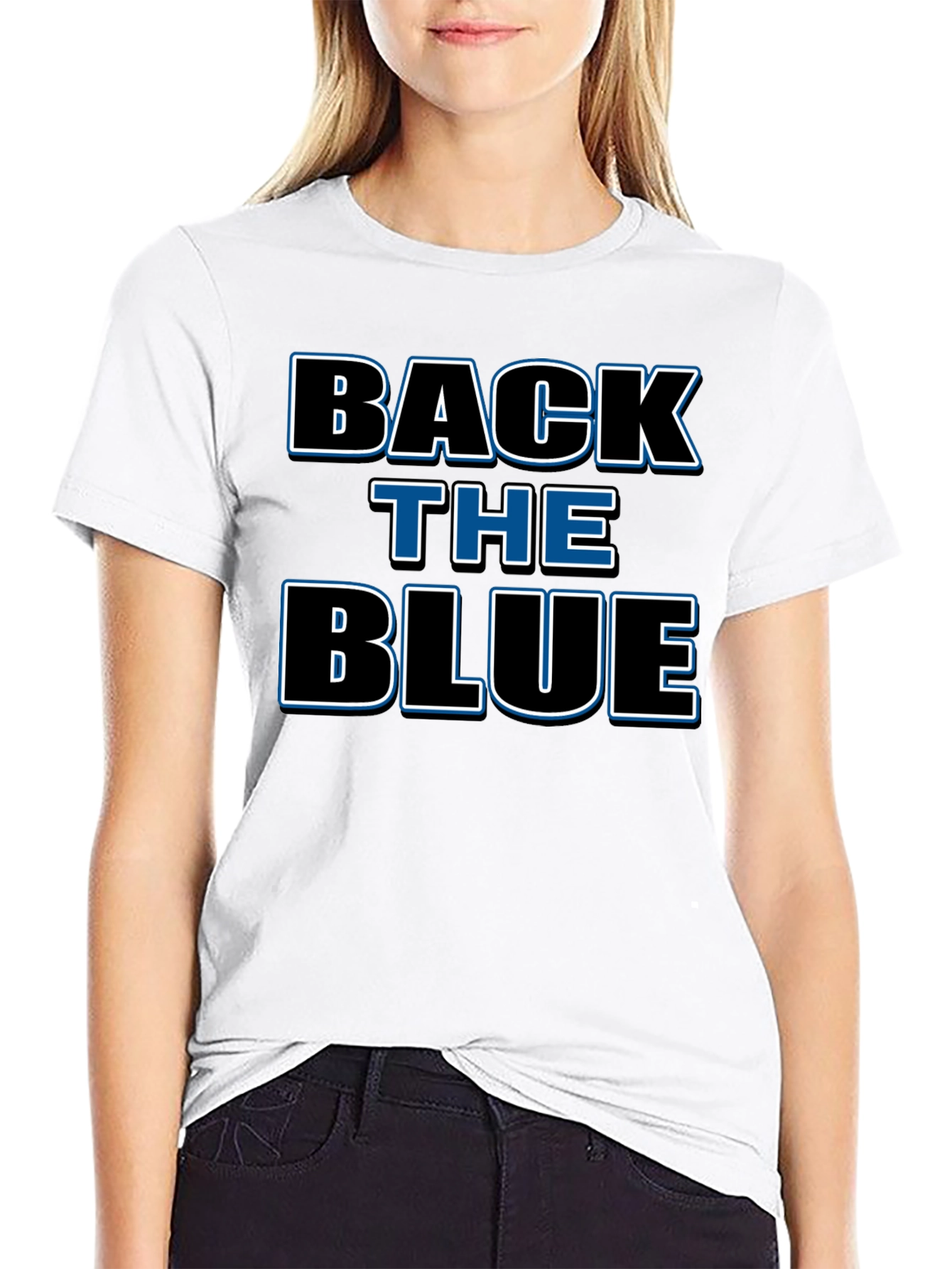 Back the Blue Graphic T-Shirt