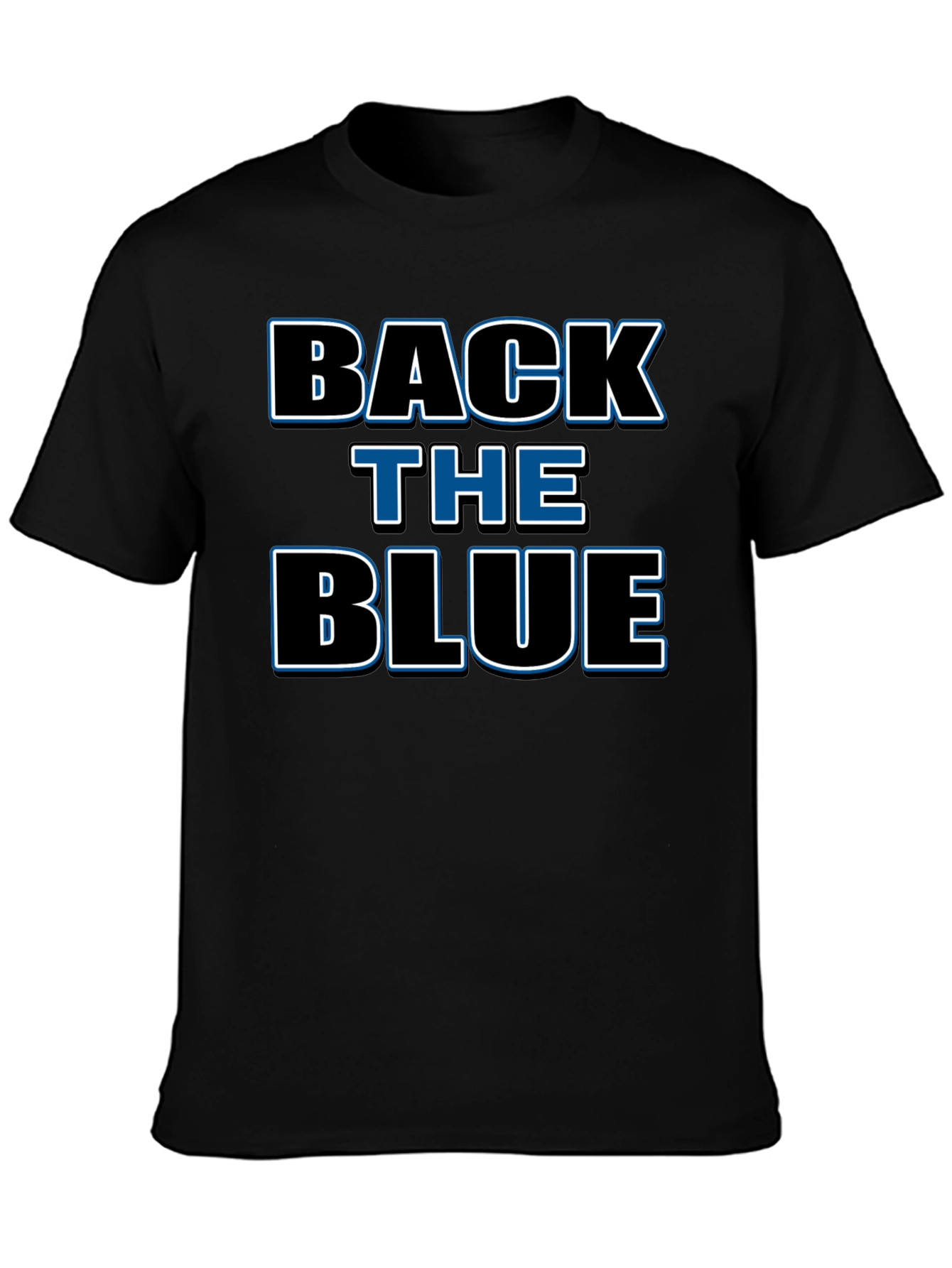 Back the Blue Graphic T-Shirt