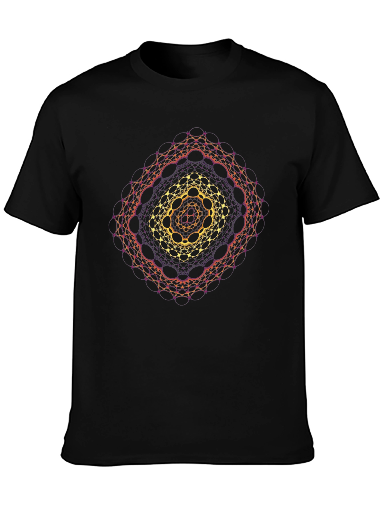 Geometric Mandala Graphic T-Shirt - Modern Design