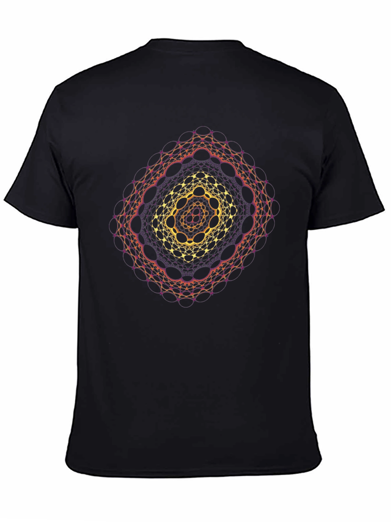 Geometric Mandala Graphic T-Shirt - Modern Design