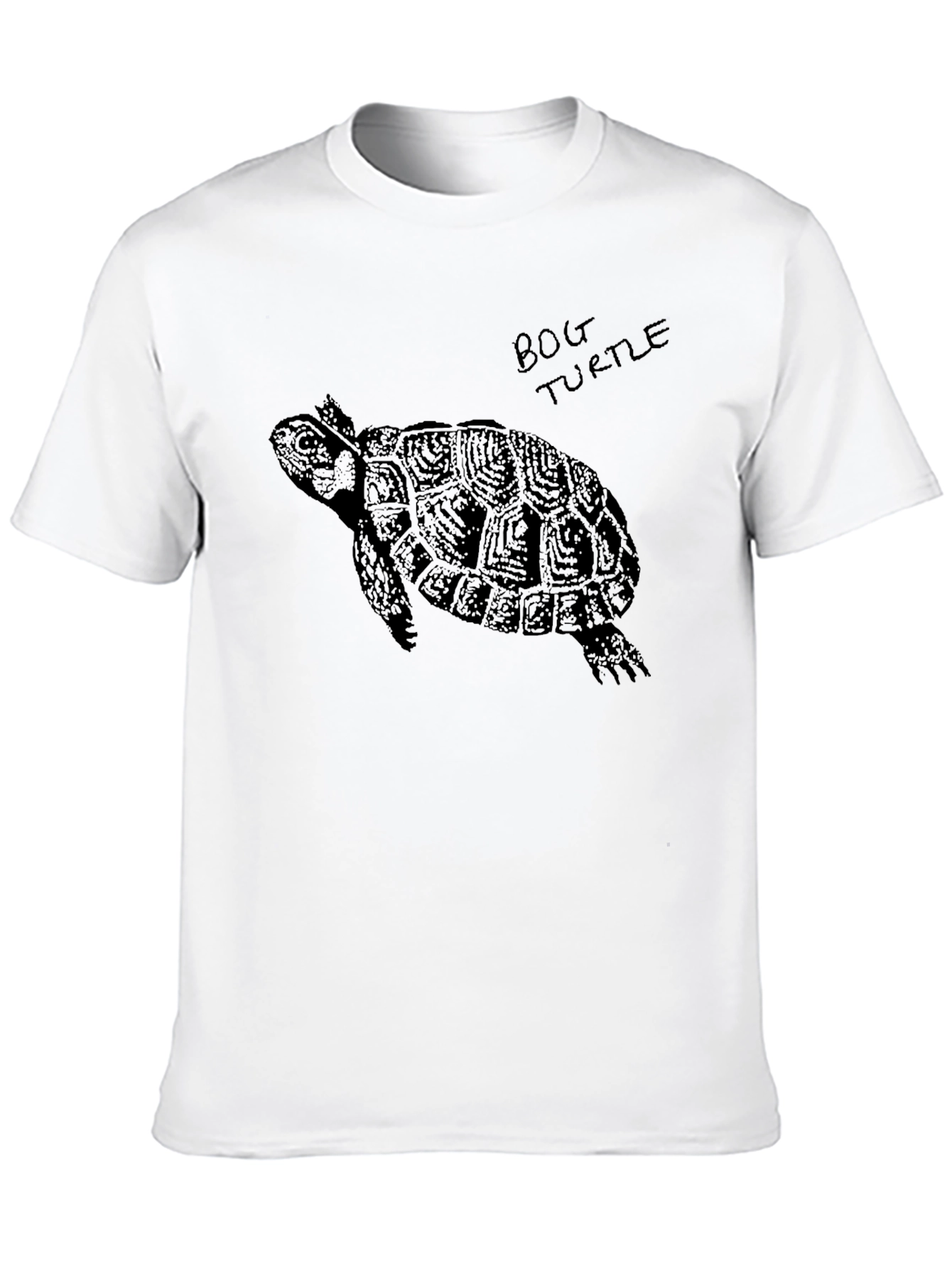 Bog Turtle Graphic T-Shirt - Classic Black Tee