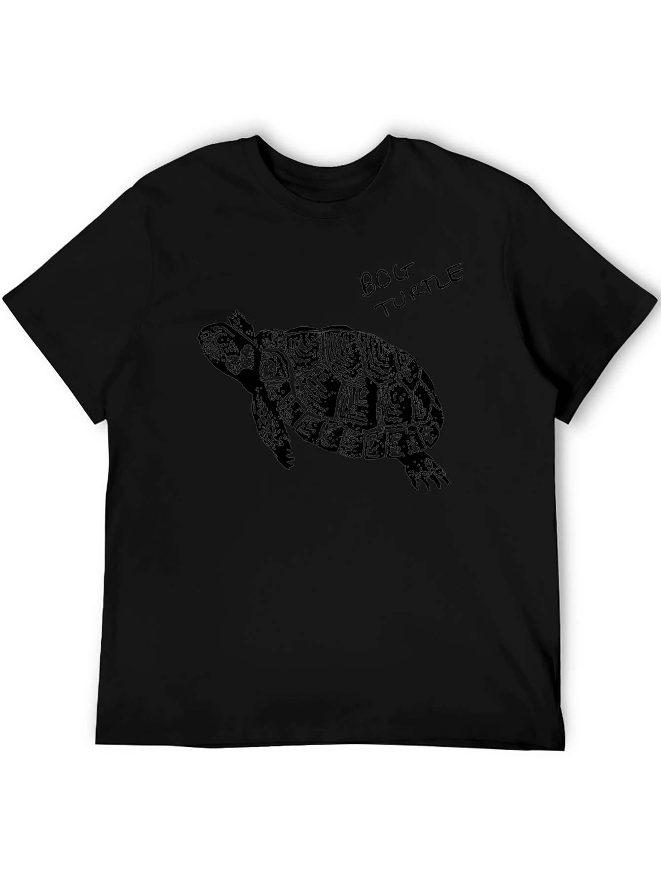 Bog Turtle Graphic T-Shirt - Classic Black Tee