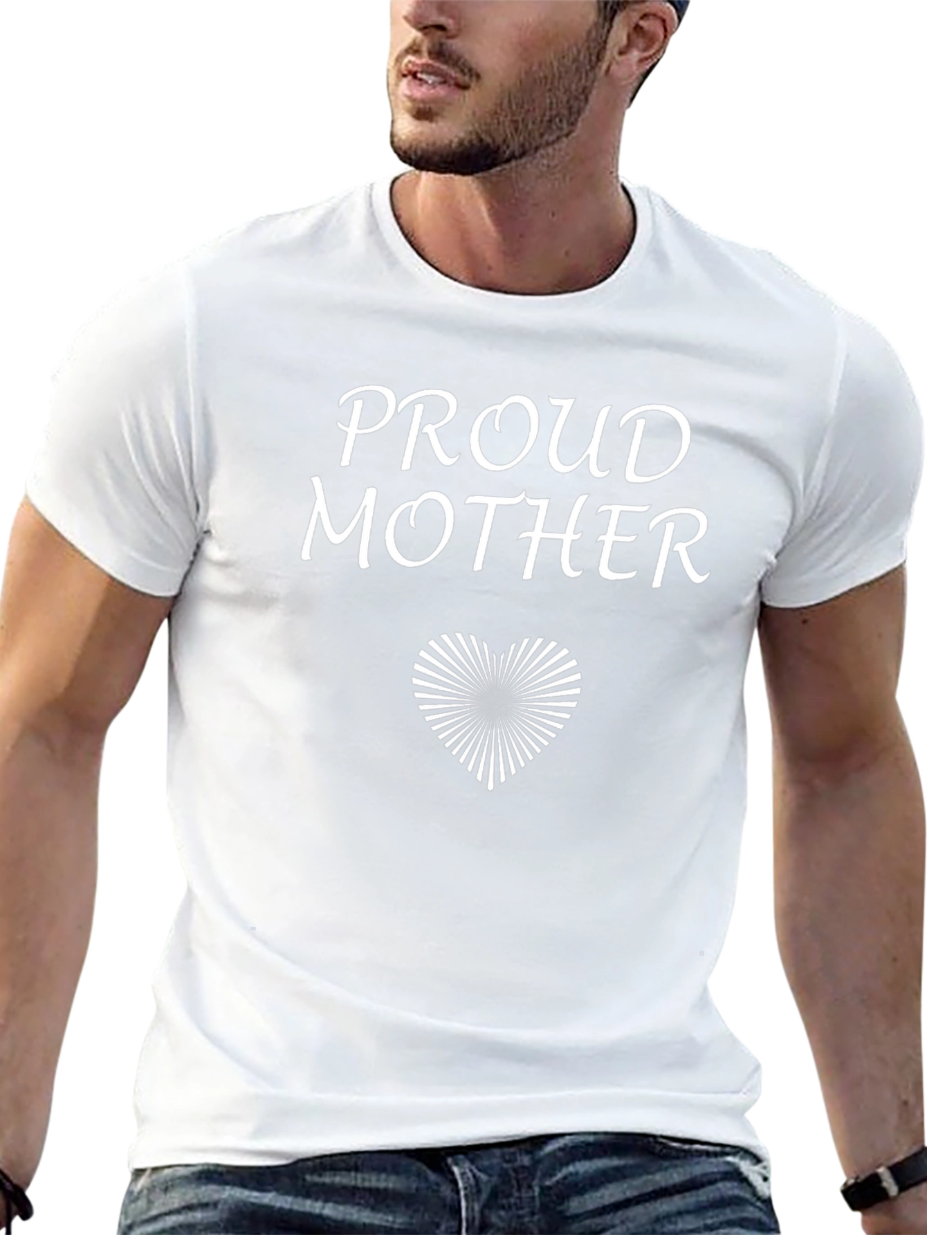 Proud Mother Graphic Tee - Black
