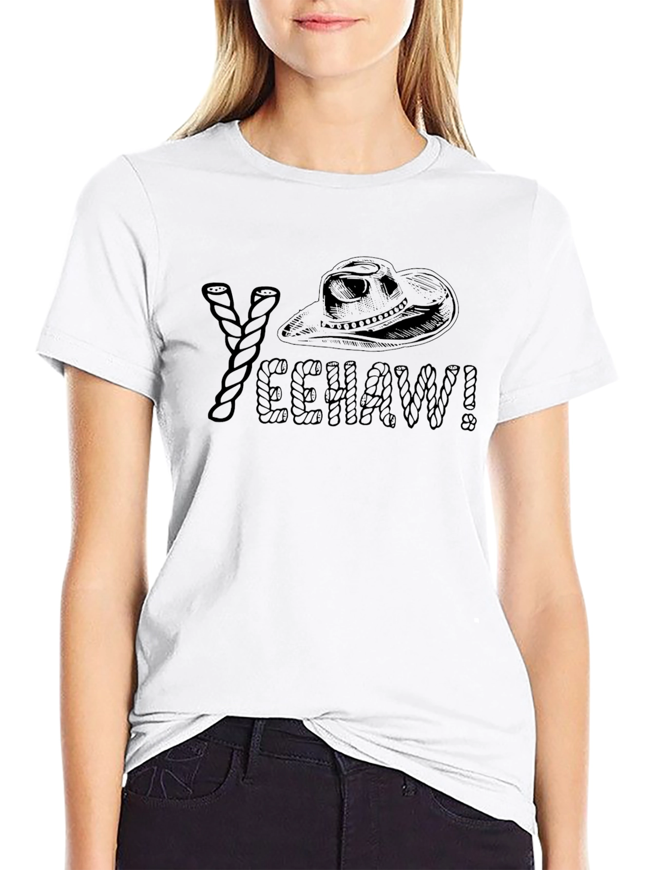 Yeehaw Cowboy Graphic T-Shirt