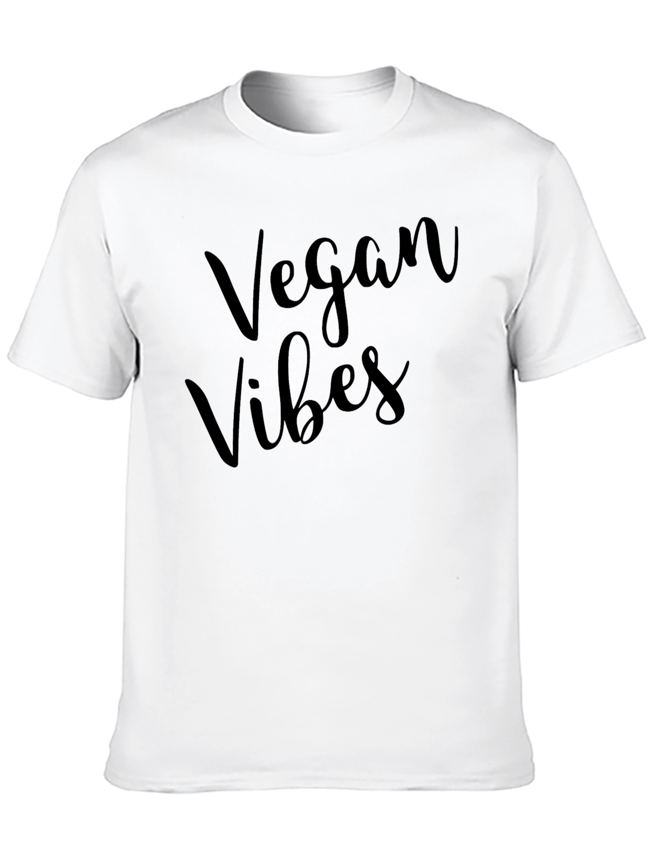 Vegan Vibes Black Graphic Tee