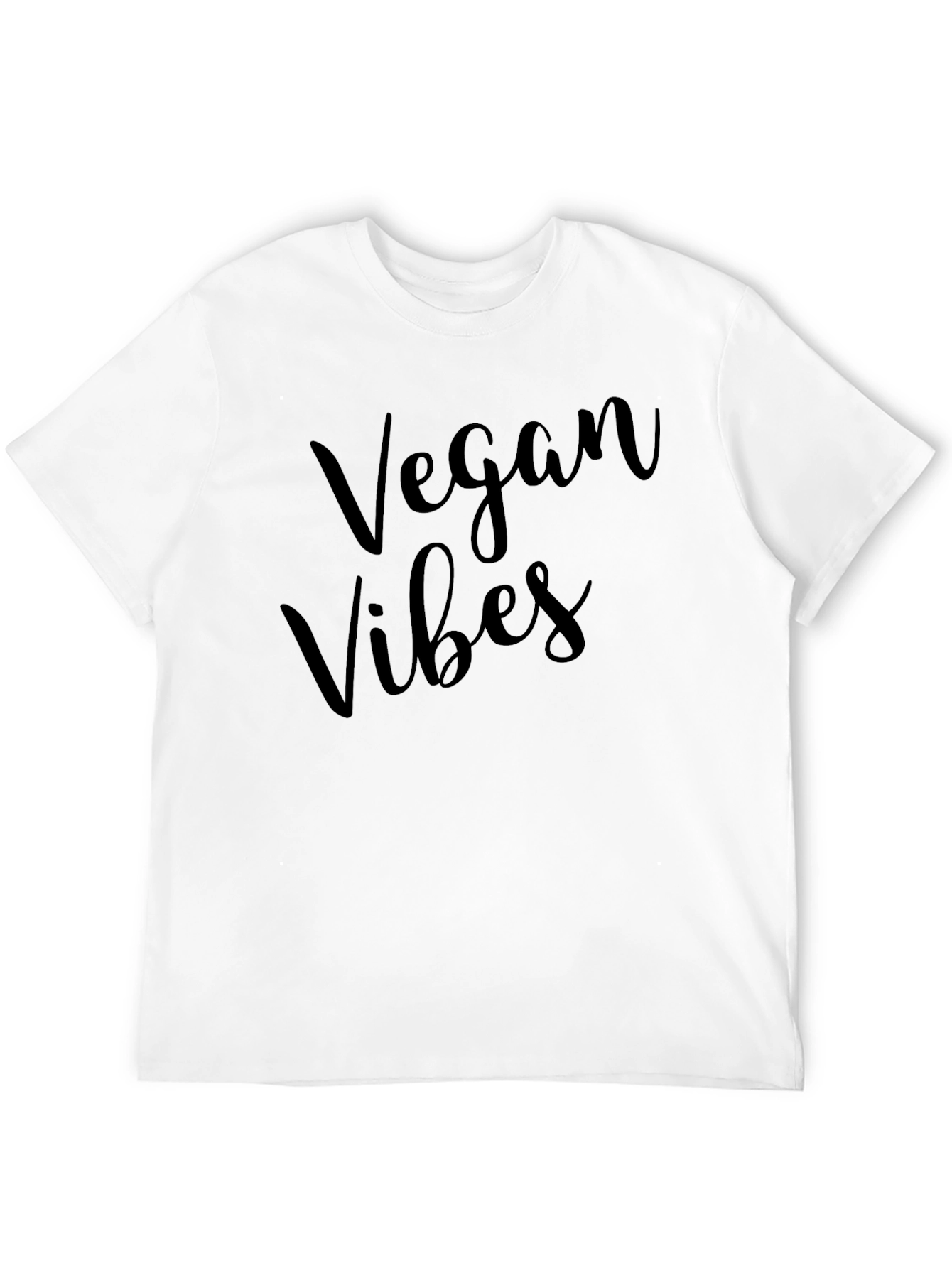 Vegan Vibes Black Graphic Tee