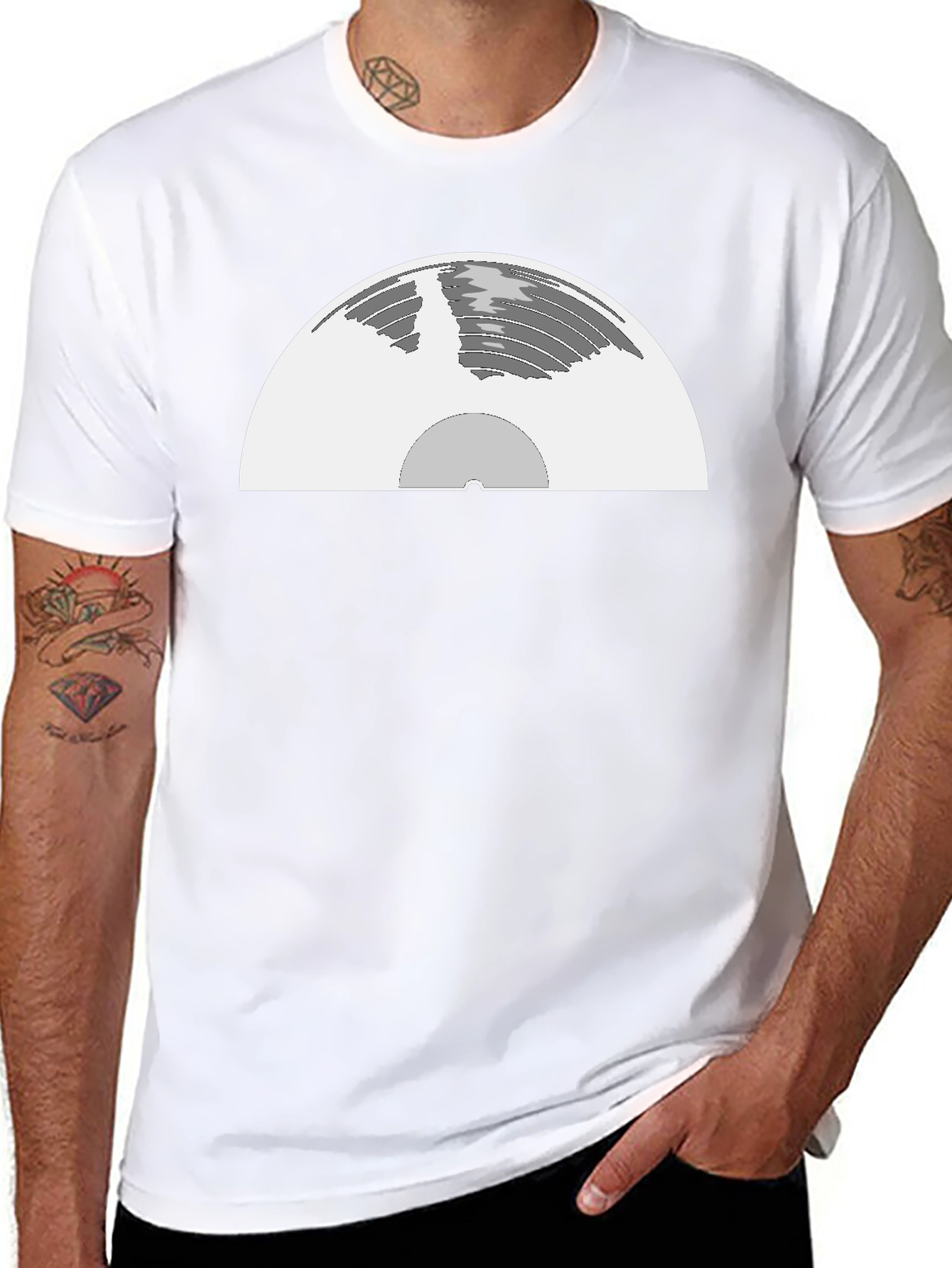 Retro Vinyl Record Graphic Tee