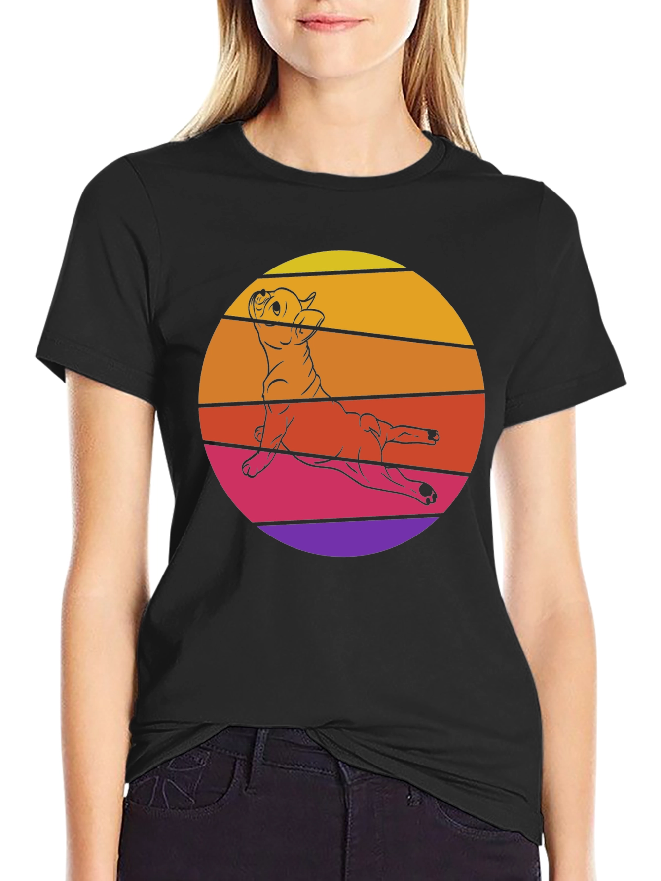 Retro Dog Graphic T-Shirt - Cool Pet Lover Tee