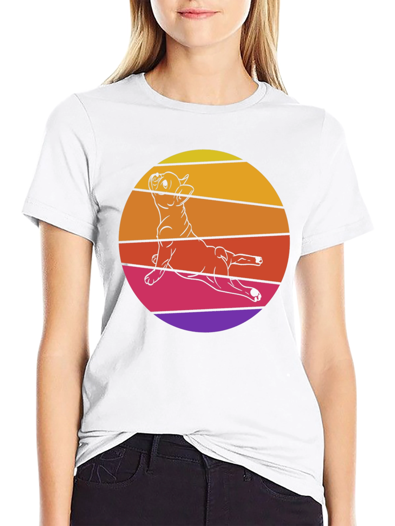 Retro Dog Graphic T-Shirt - Cool Pet Lover Tee
