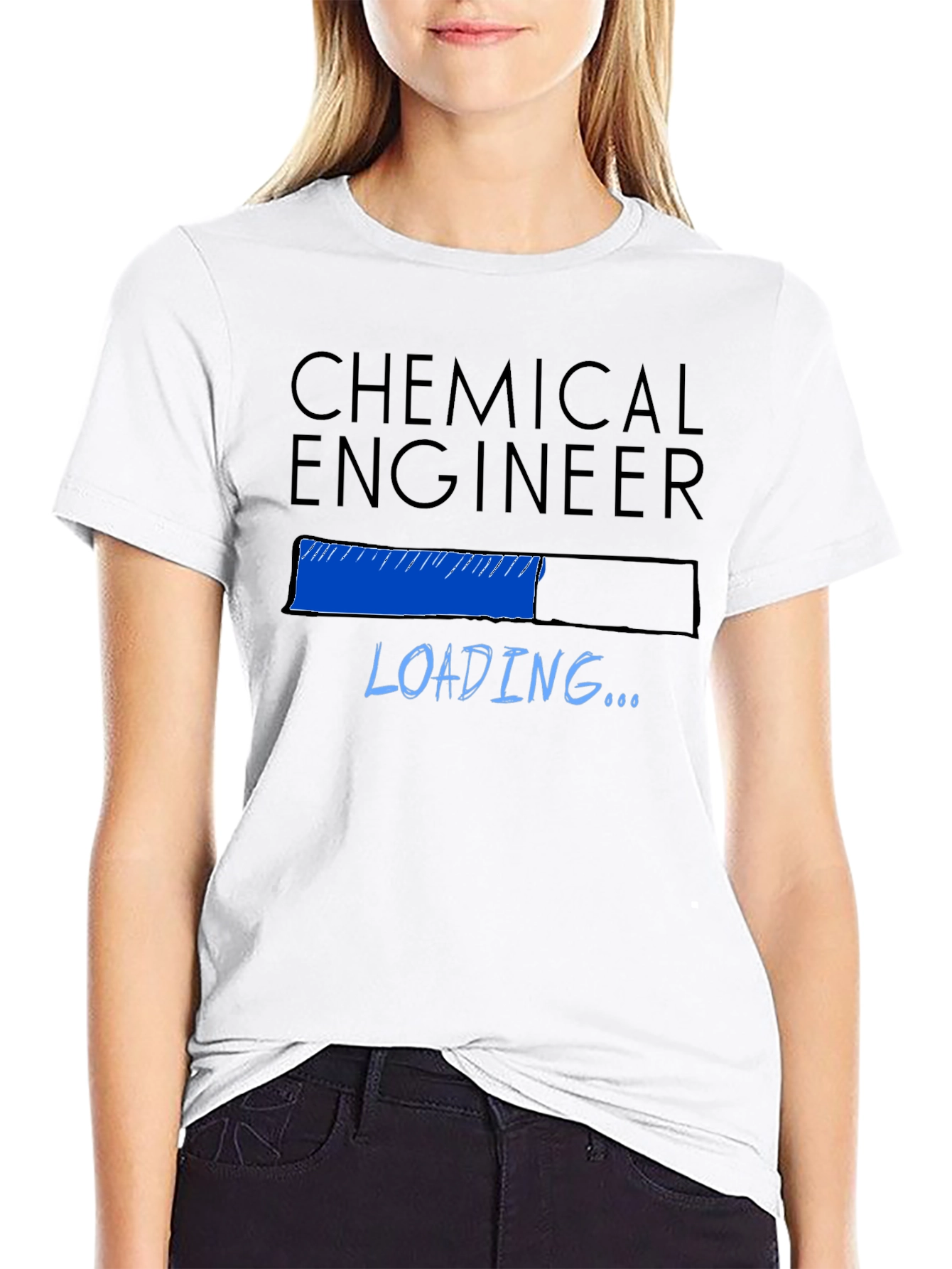 Chemical Engineer Loading T-Shirt - Black