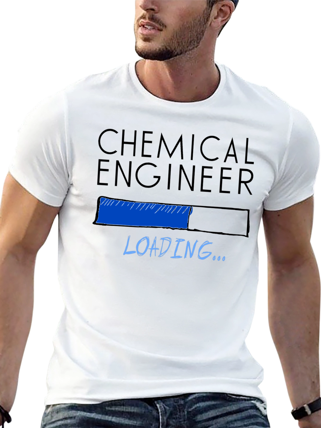 Chemical Engineer Loading T-Shirt - Black