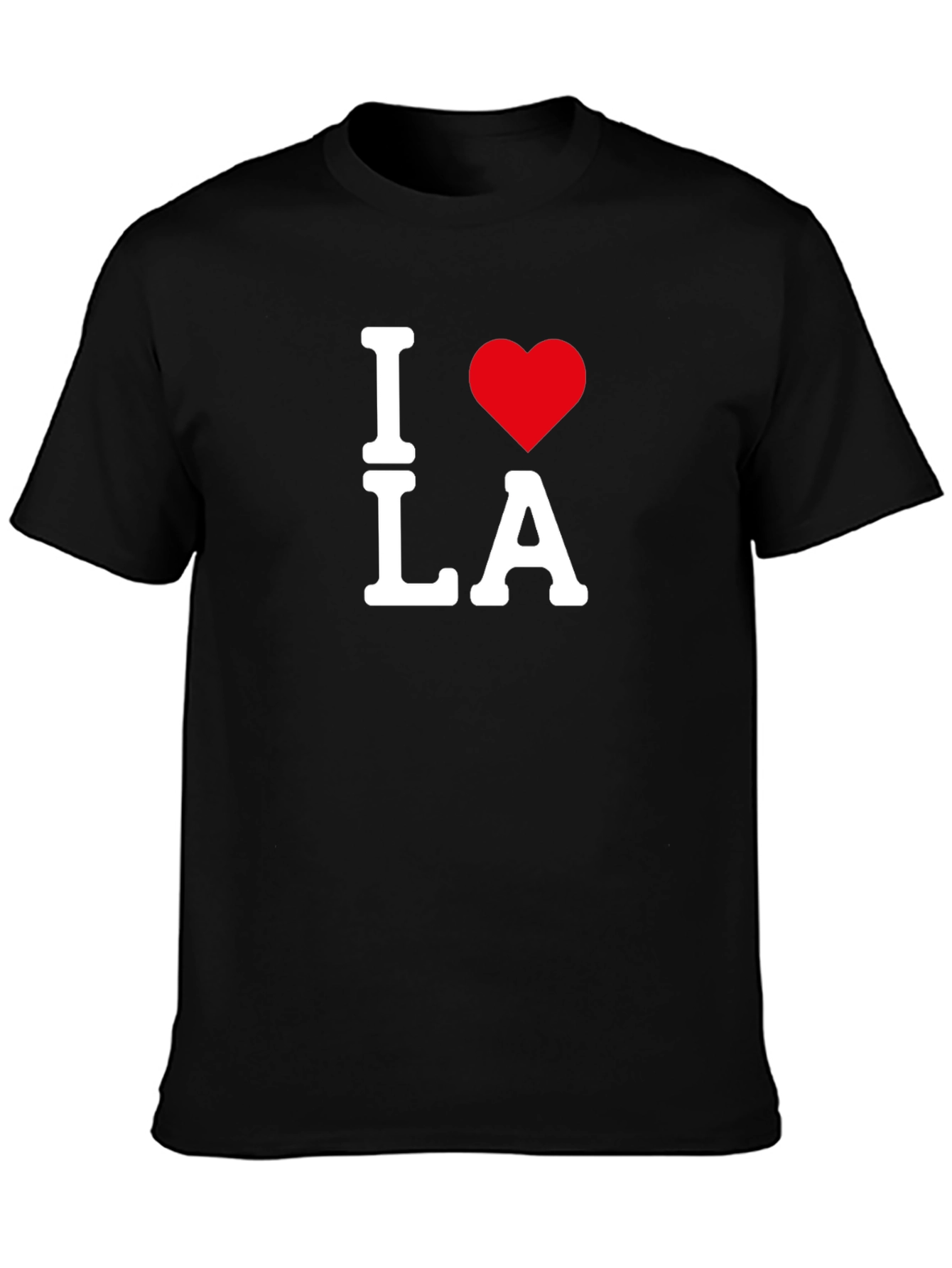 I Heart LA Black T-Shirt - Love Los Angeles