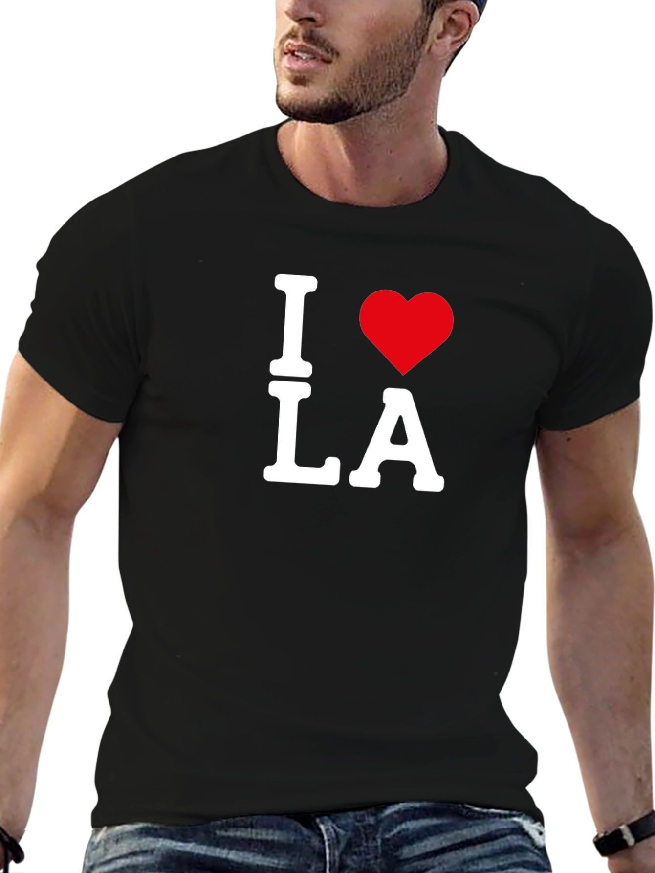 I Heart LA Black T-Shirt - Love Los Angeles